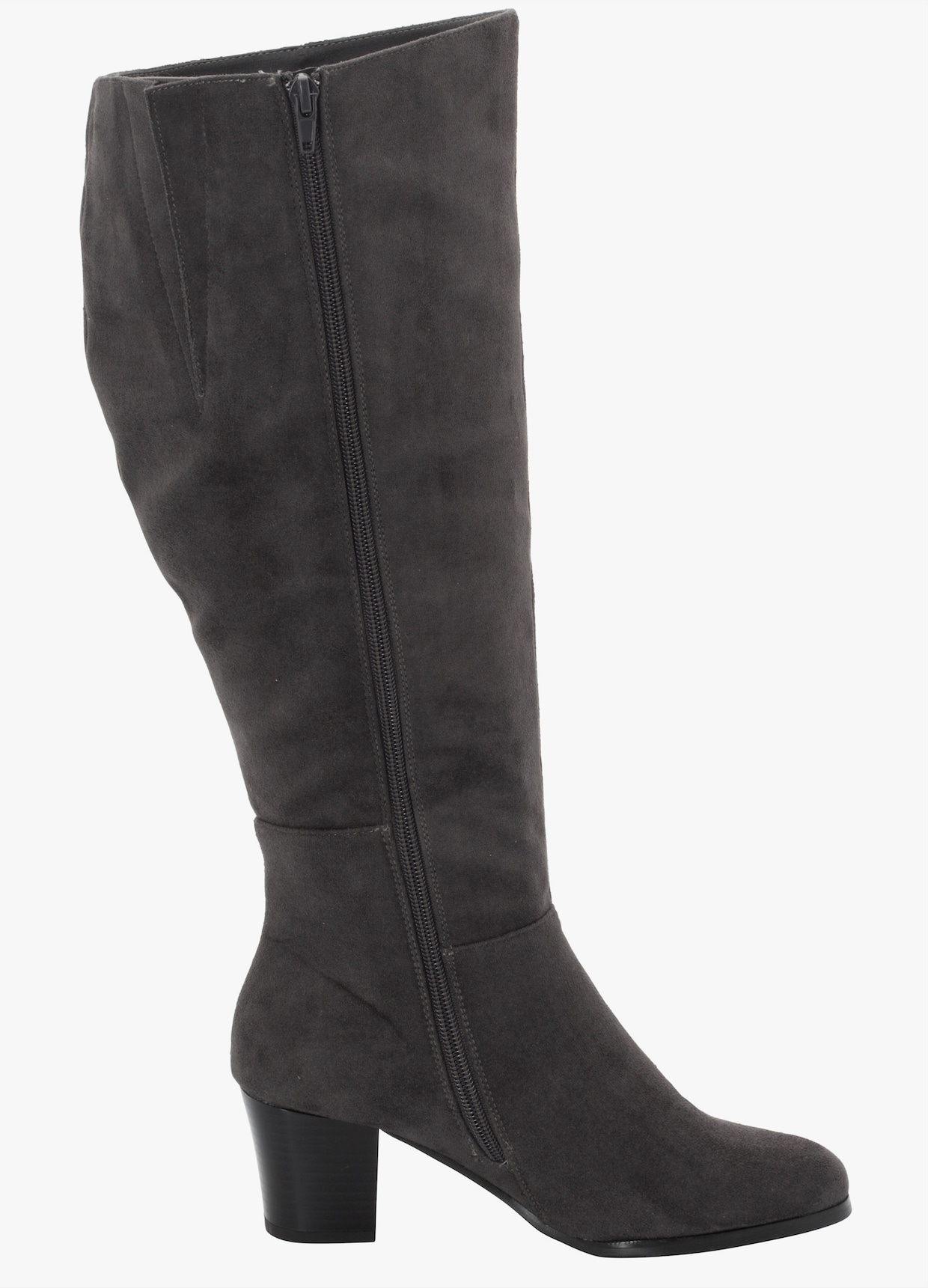 sheego Weitschaftstiefel - grau