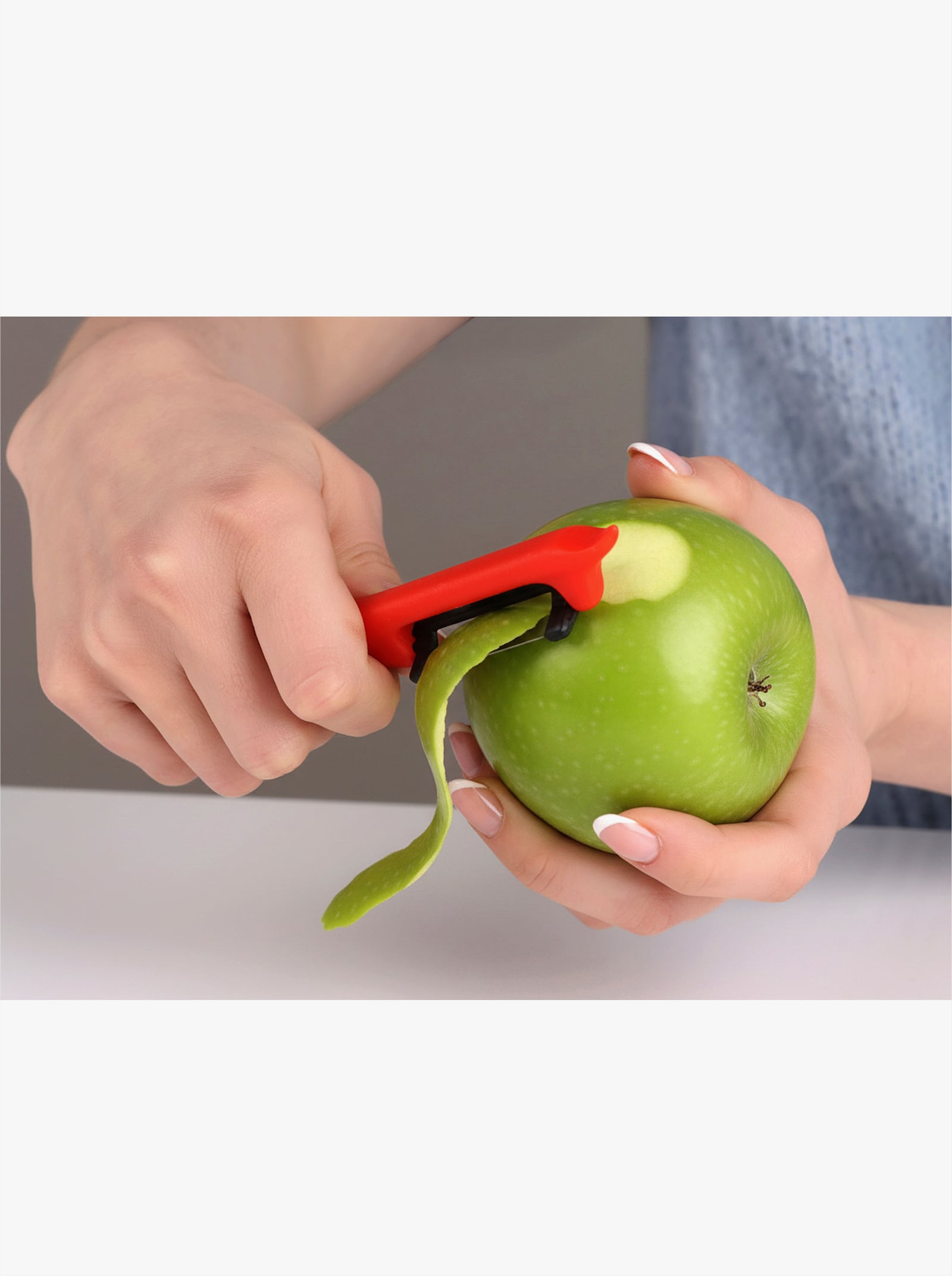 Sparschäler - rot-schwarz