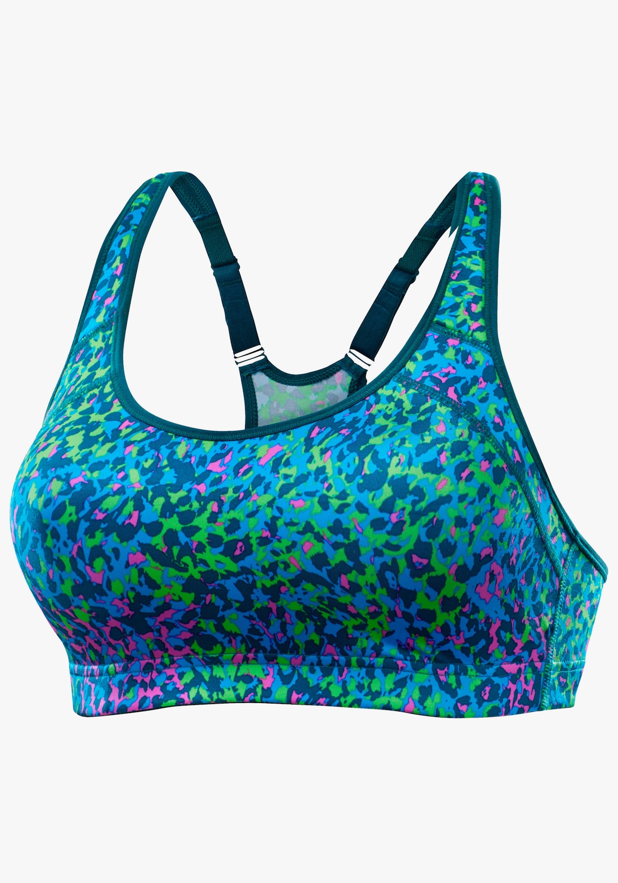 LASCANA ACTIVE Sportbeha - groen/bont