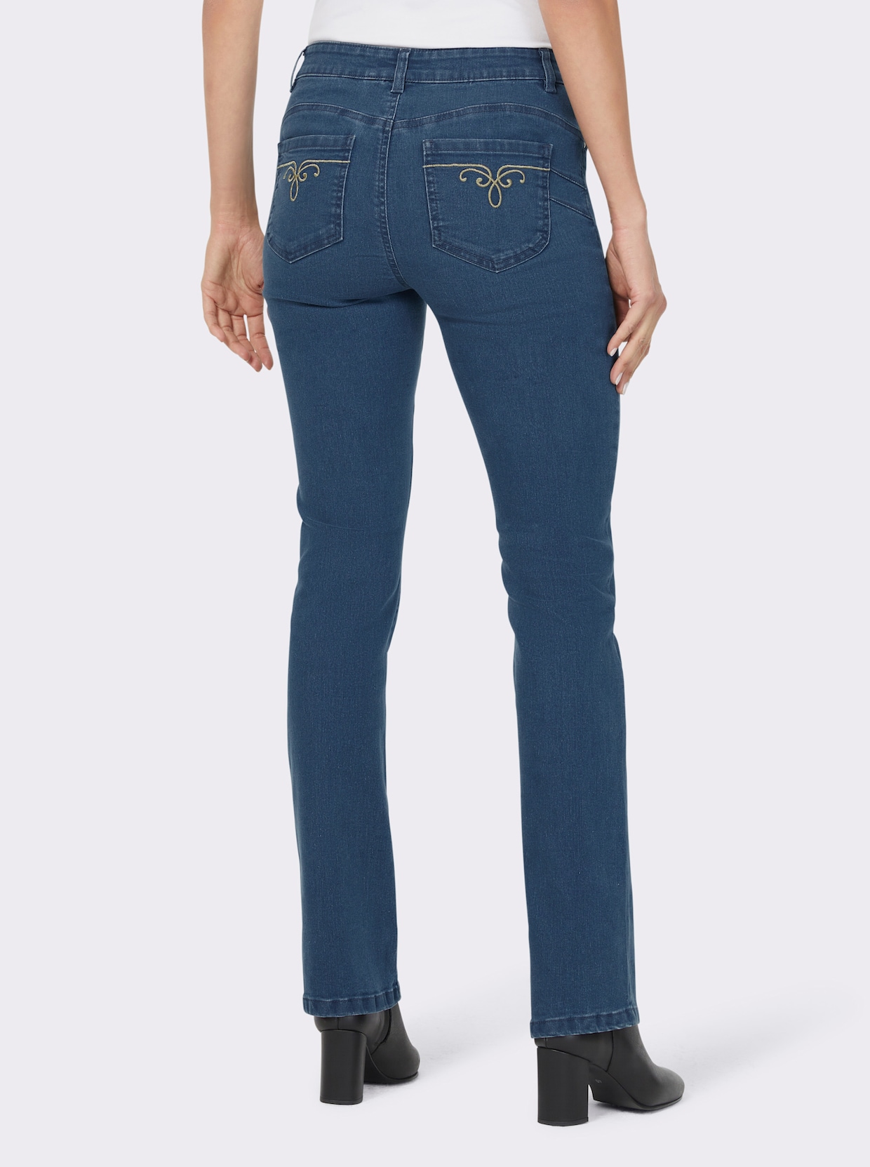 heine Push-up jeans - blue-stonewashed