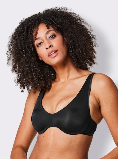 Naturana Entlastungs-BH mit Bügel - schwarz
