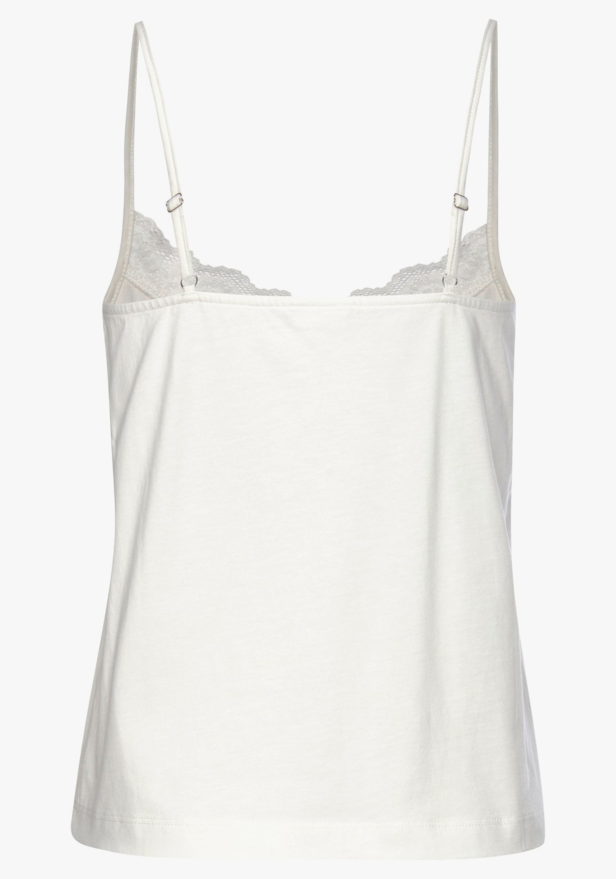 LASCANA Kanten top - ecru