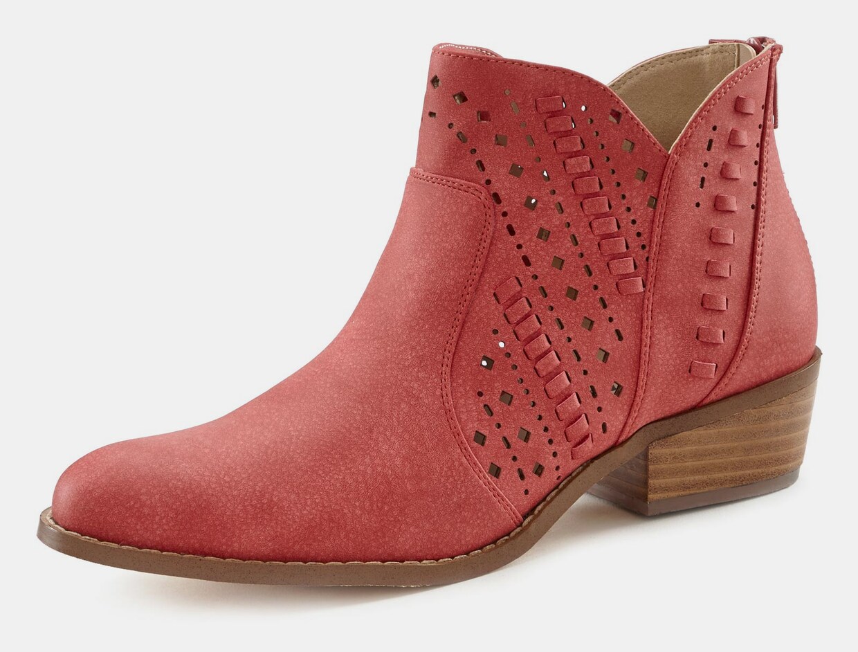 LASCANA Stiefelette - rot