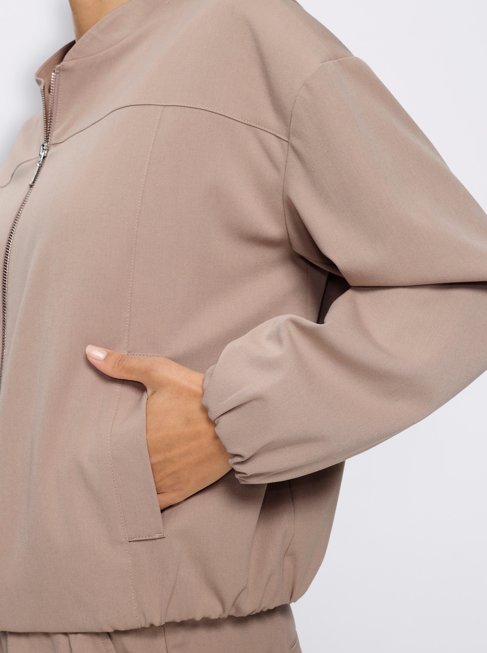 heine Hosenanzug mit Rundum-Dehnbund - sesam