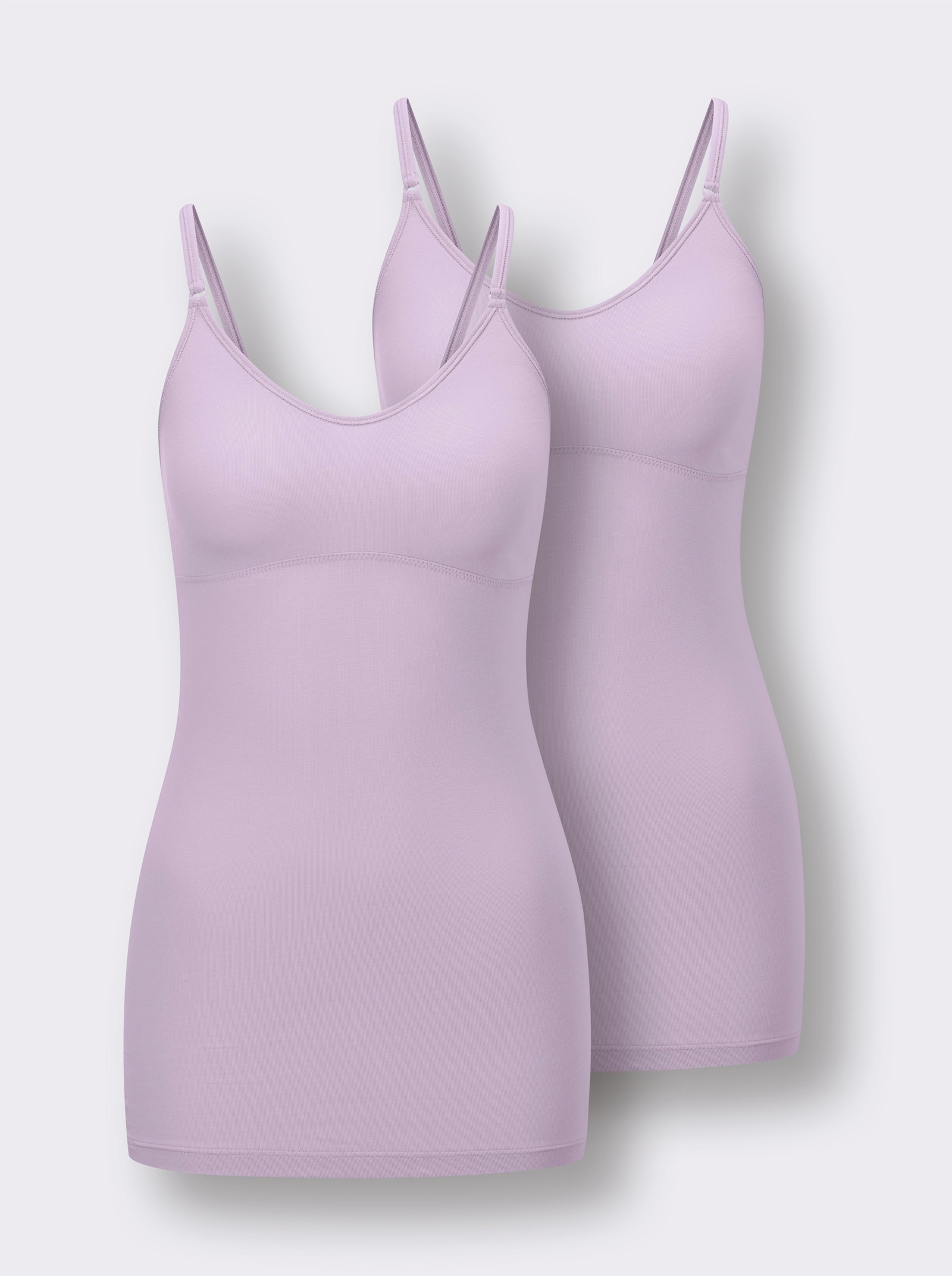 wäschepur BH-Hemd mit doppelt gemoldeten Cups - flieder