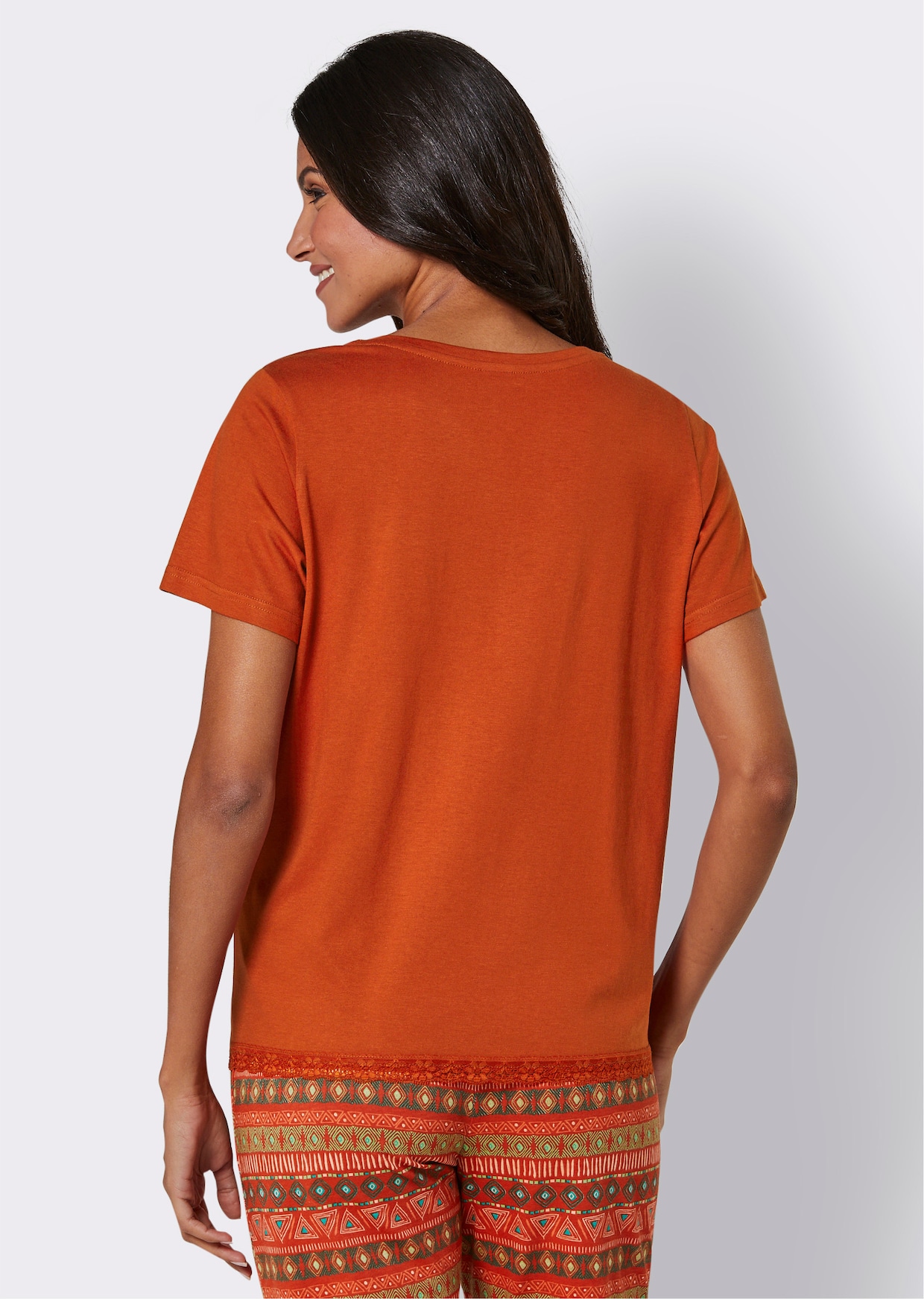 wäschepur Pyjama-T-shirt - rouille