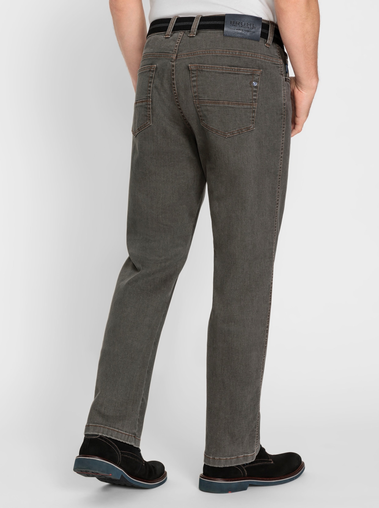 jeans - grijs/bruin