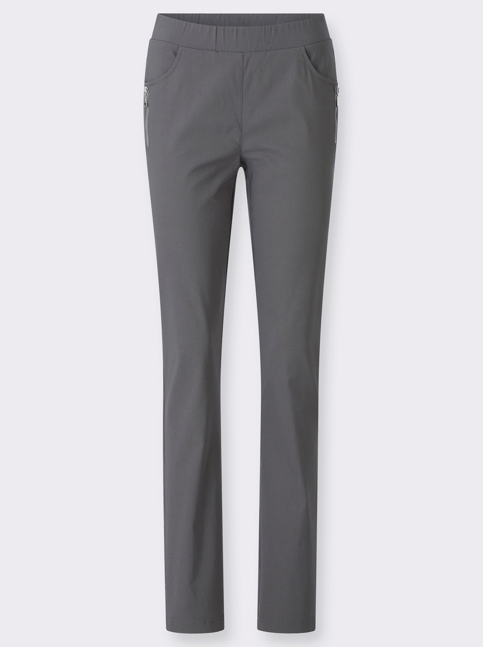 Stretch-Hose in Bengalin-Qualität - grau