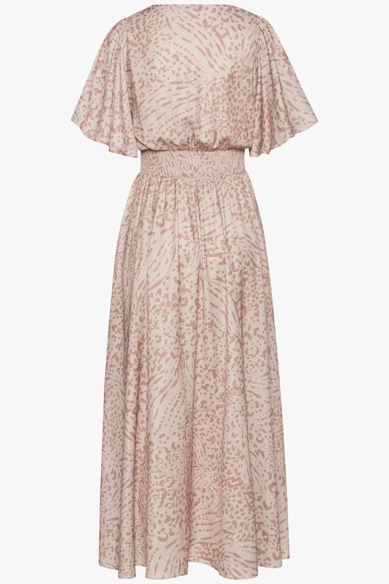 LASCANA Maxi-jurk - zand/beige bedrukt