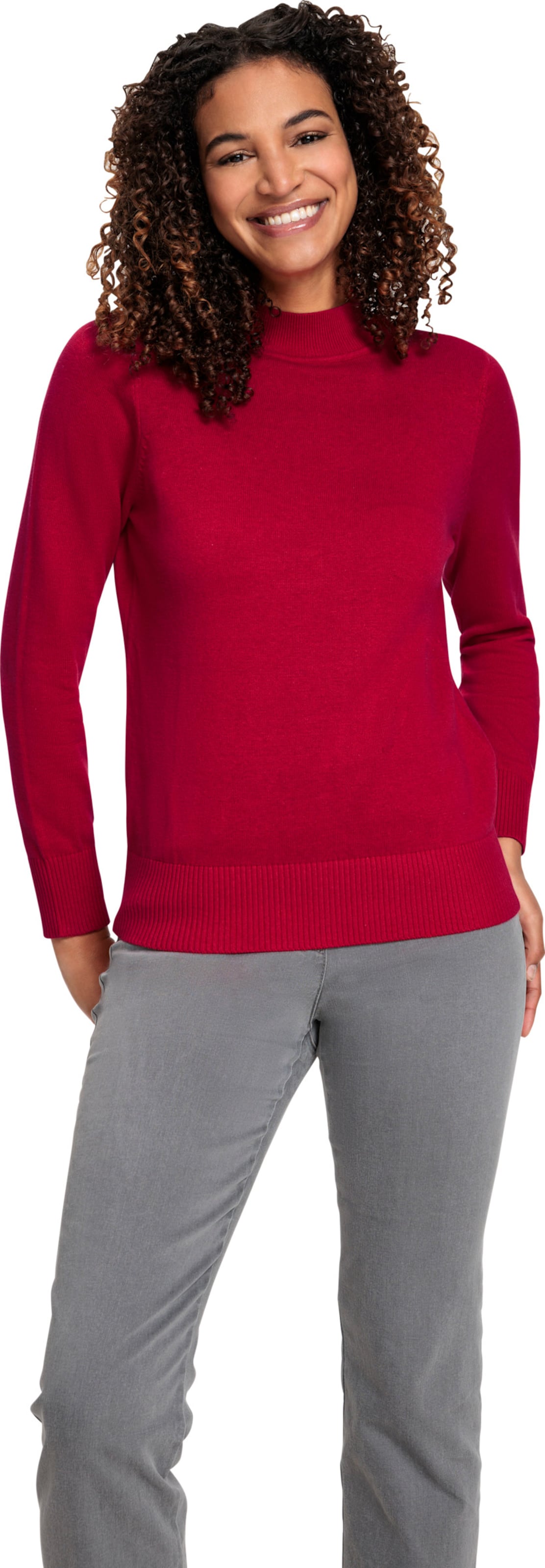 Thumbnail - Stehkragenpullover