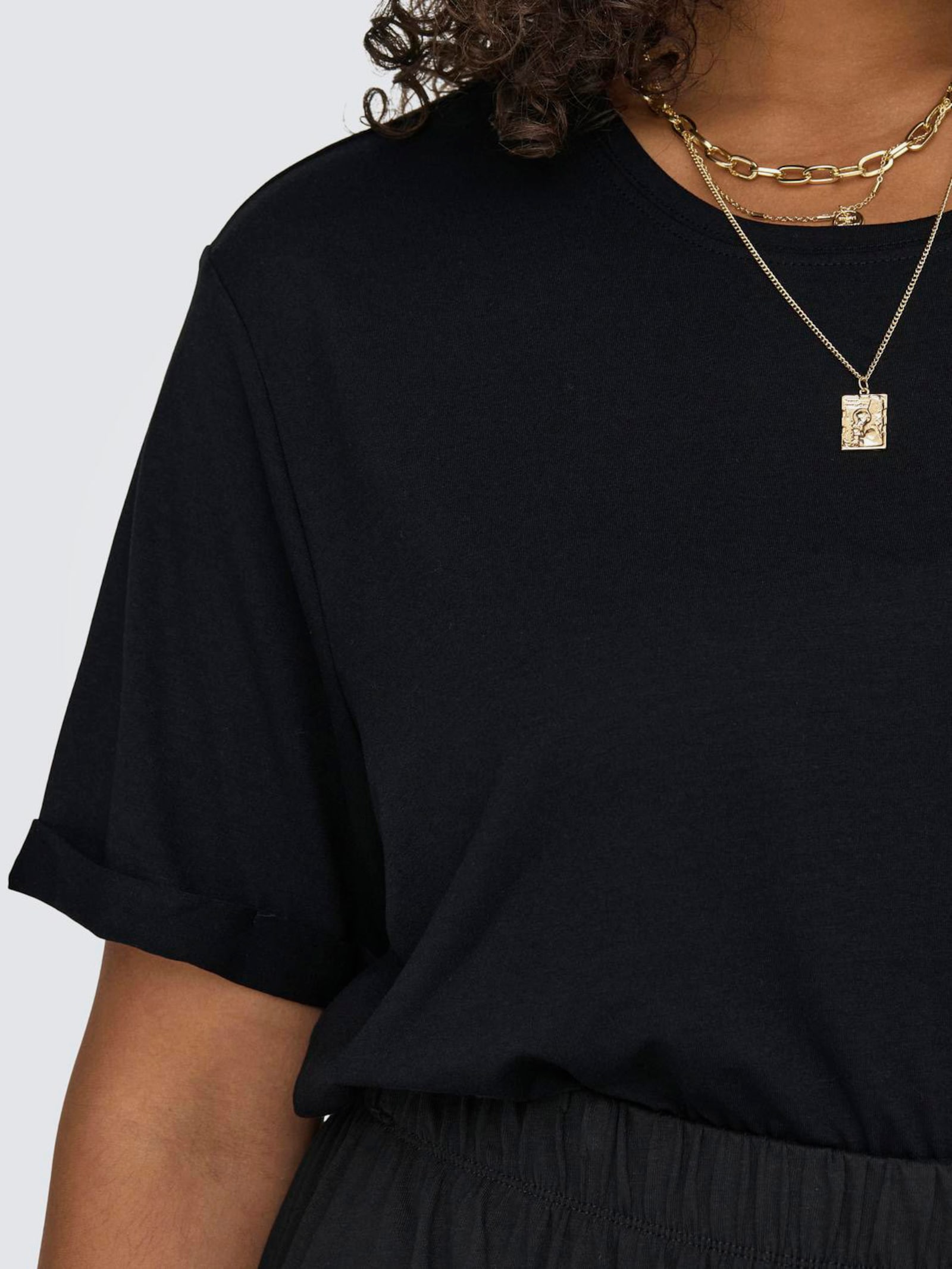 Kurzarmshirt - black