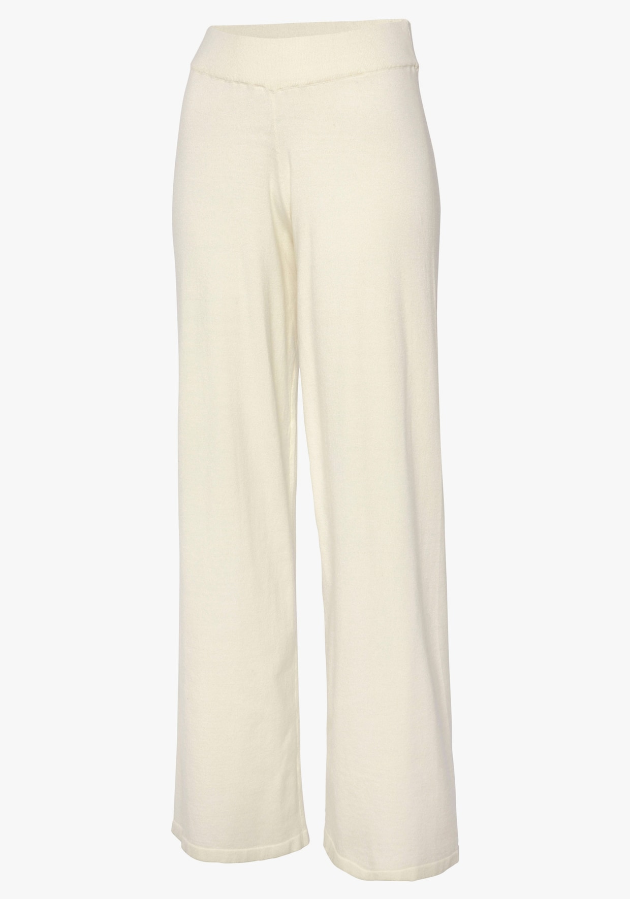 LASCANA Broek van tricot - cream