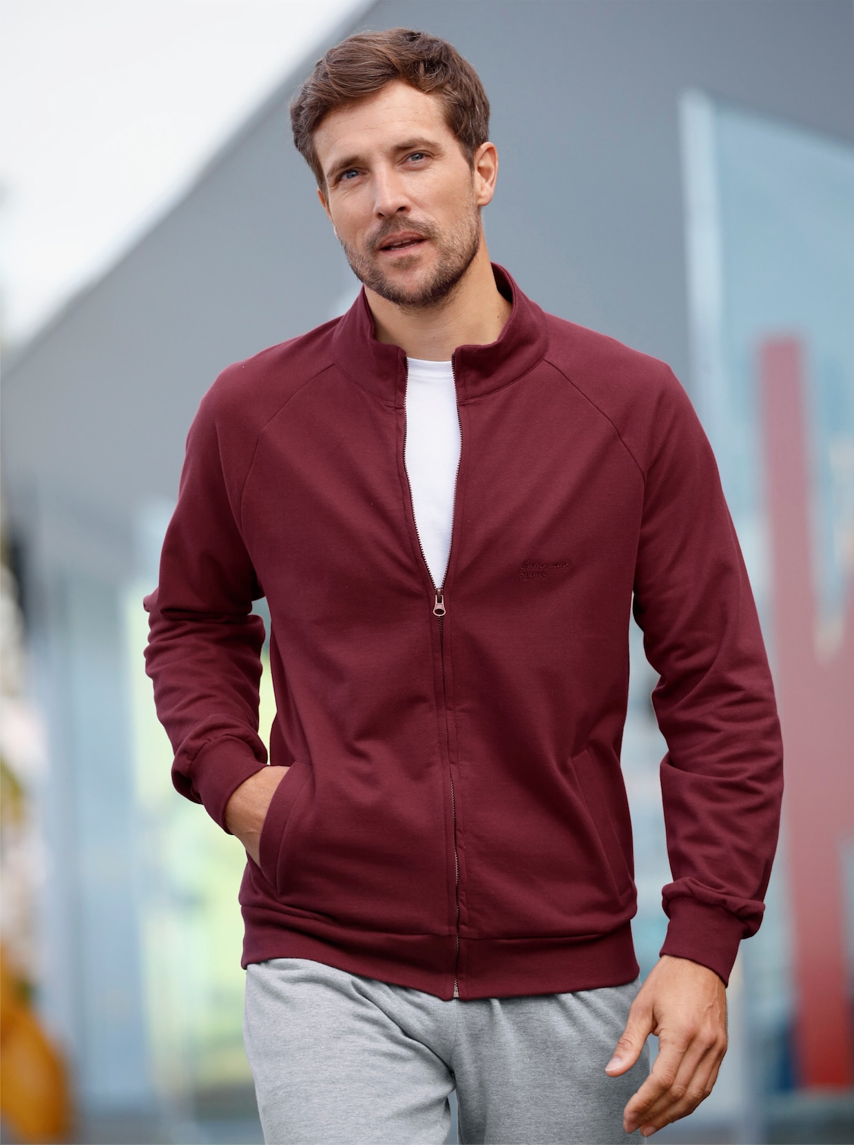 Catamaran Sweatjacke - bordeaux