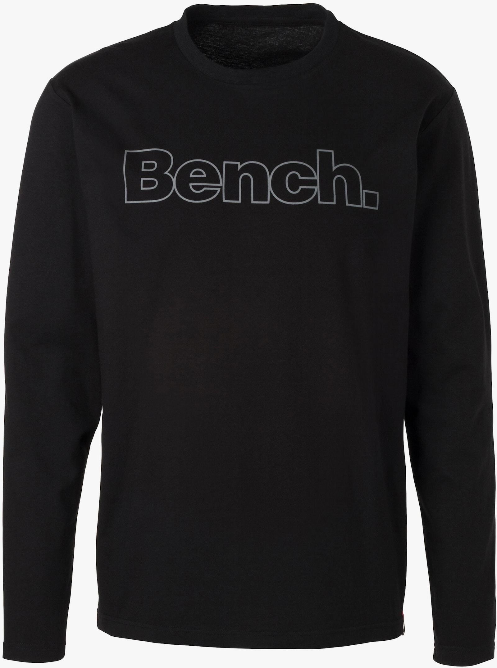 Bench. Loungewear Langarmshirt - petrol, schwarz