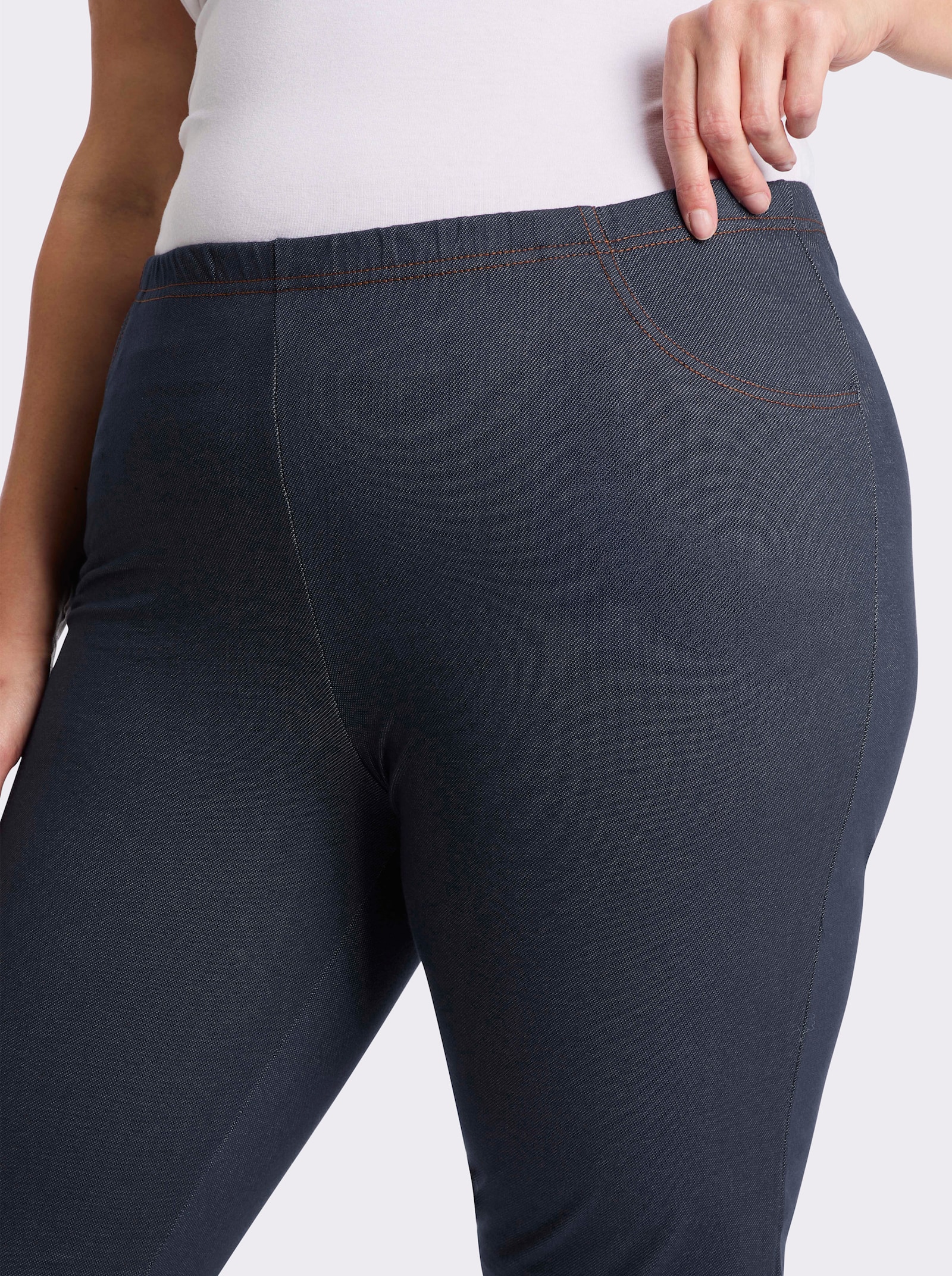 Freizeithose - jeansblau