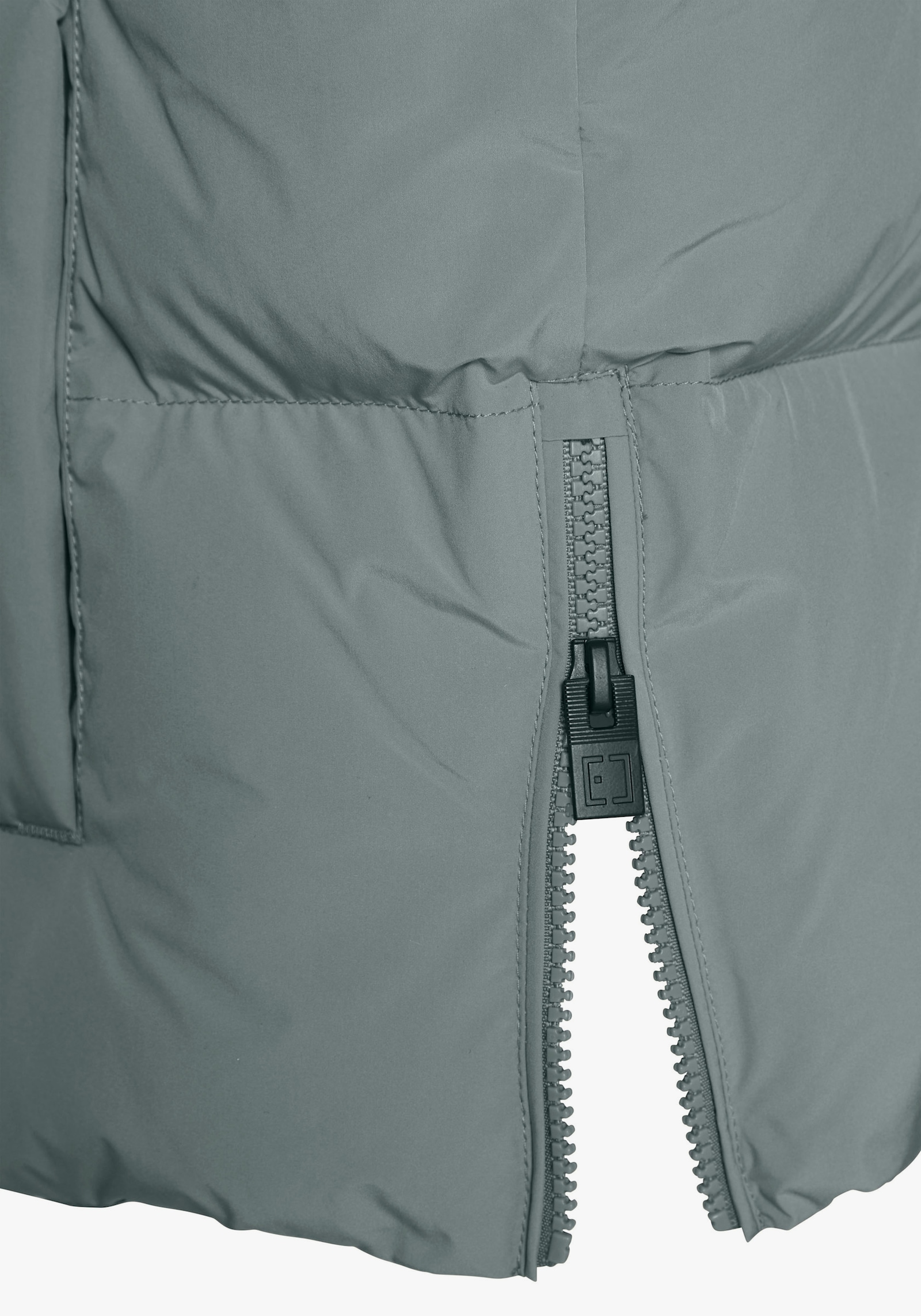 Elbsand Steppweste - graugrün