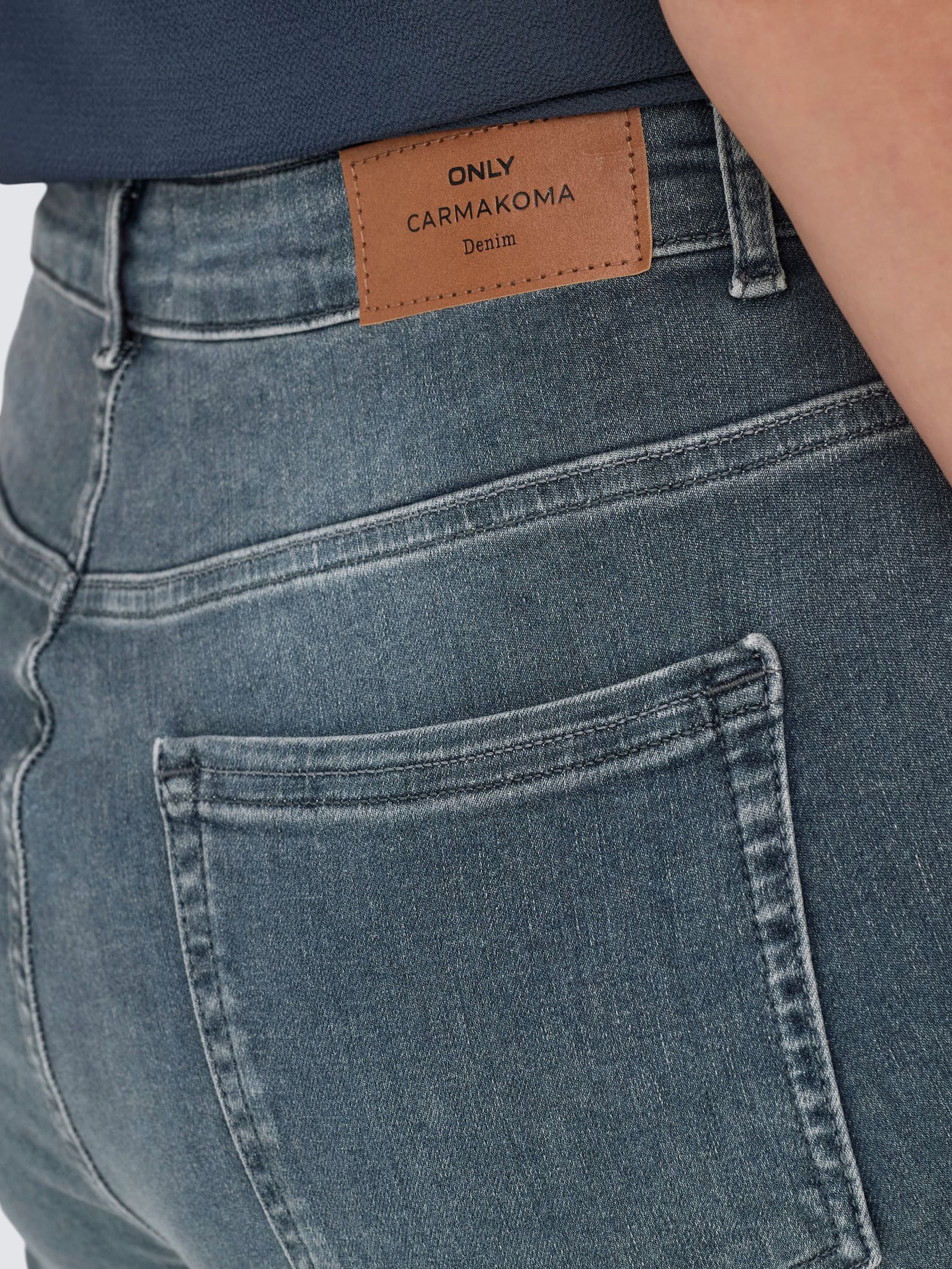 ONLY CARMAKOMA High-waist-Jeans - special blue grey denim