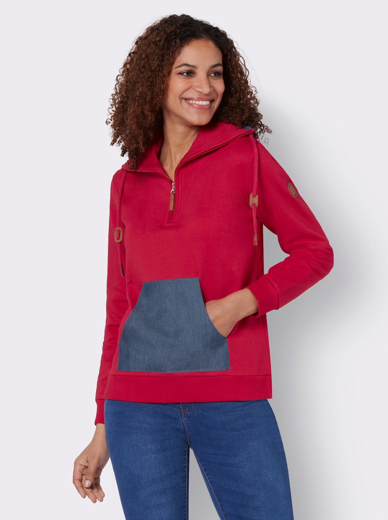 Pullover met lange mouwen - rood
