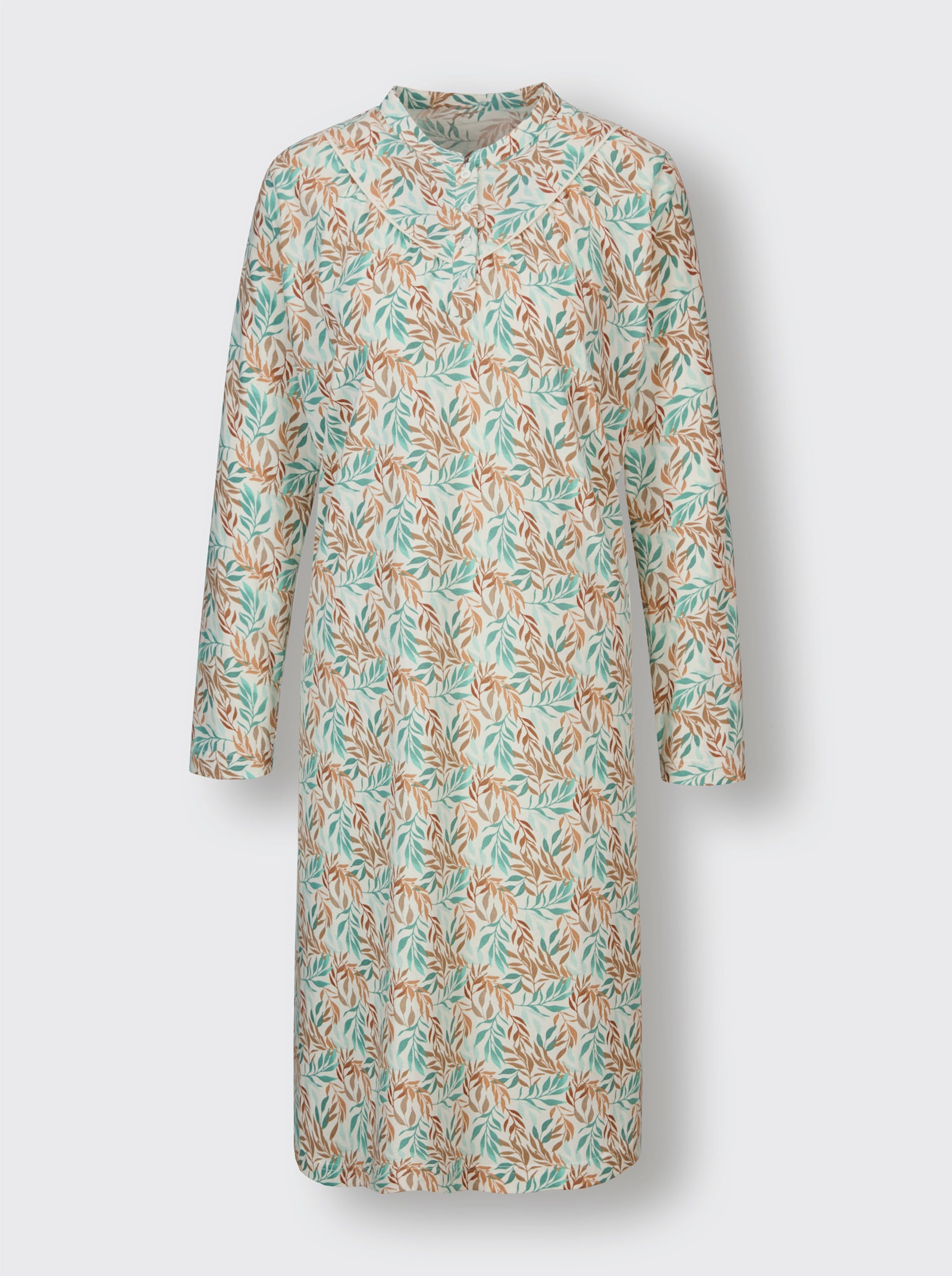 wäschepur Nachthemd - champagner-jade-bedruckt