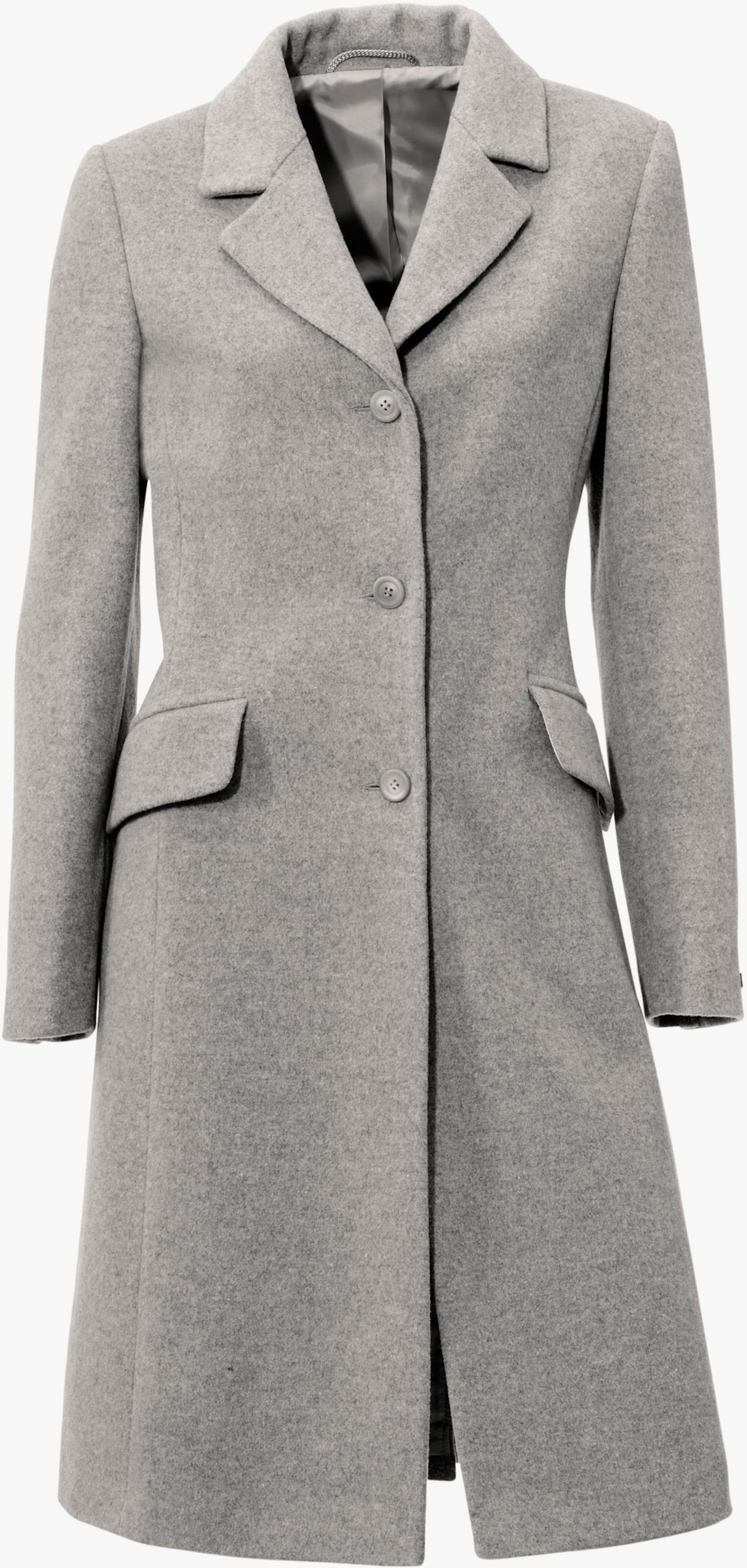 heine Manteau court avec épaulettes - gris-chiné
