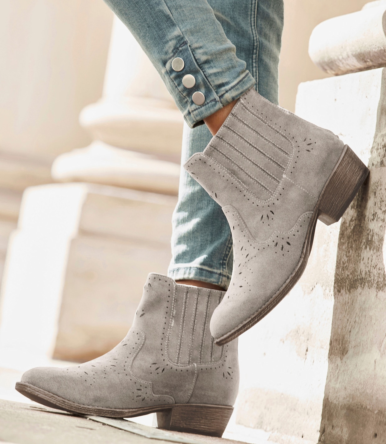 LASCANA Bottines - gris