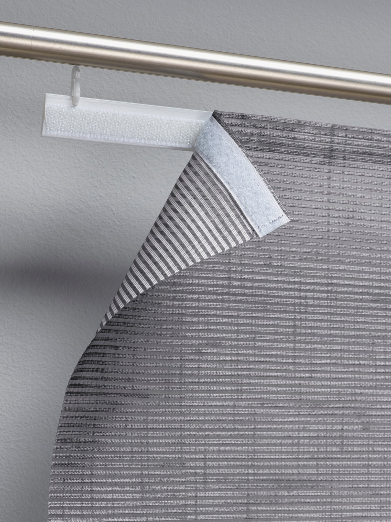 heine home Schiebevorhang in Bambus-Optik - grau
