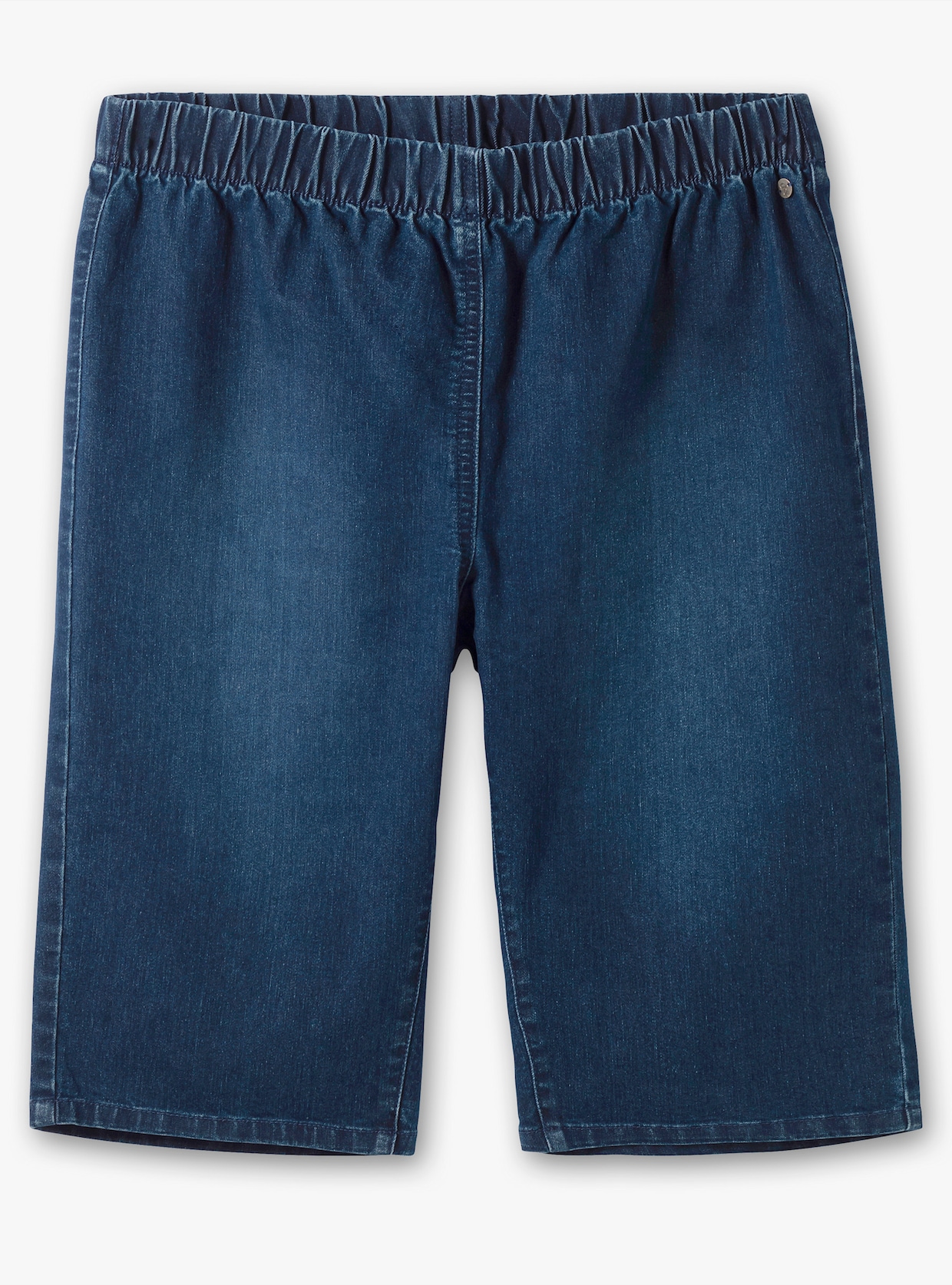 sheego Jeansbermuda - blue denim