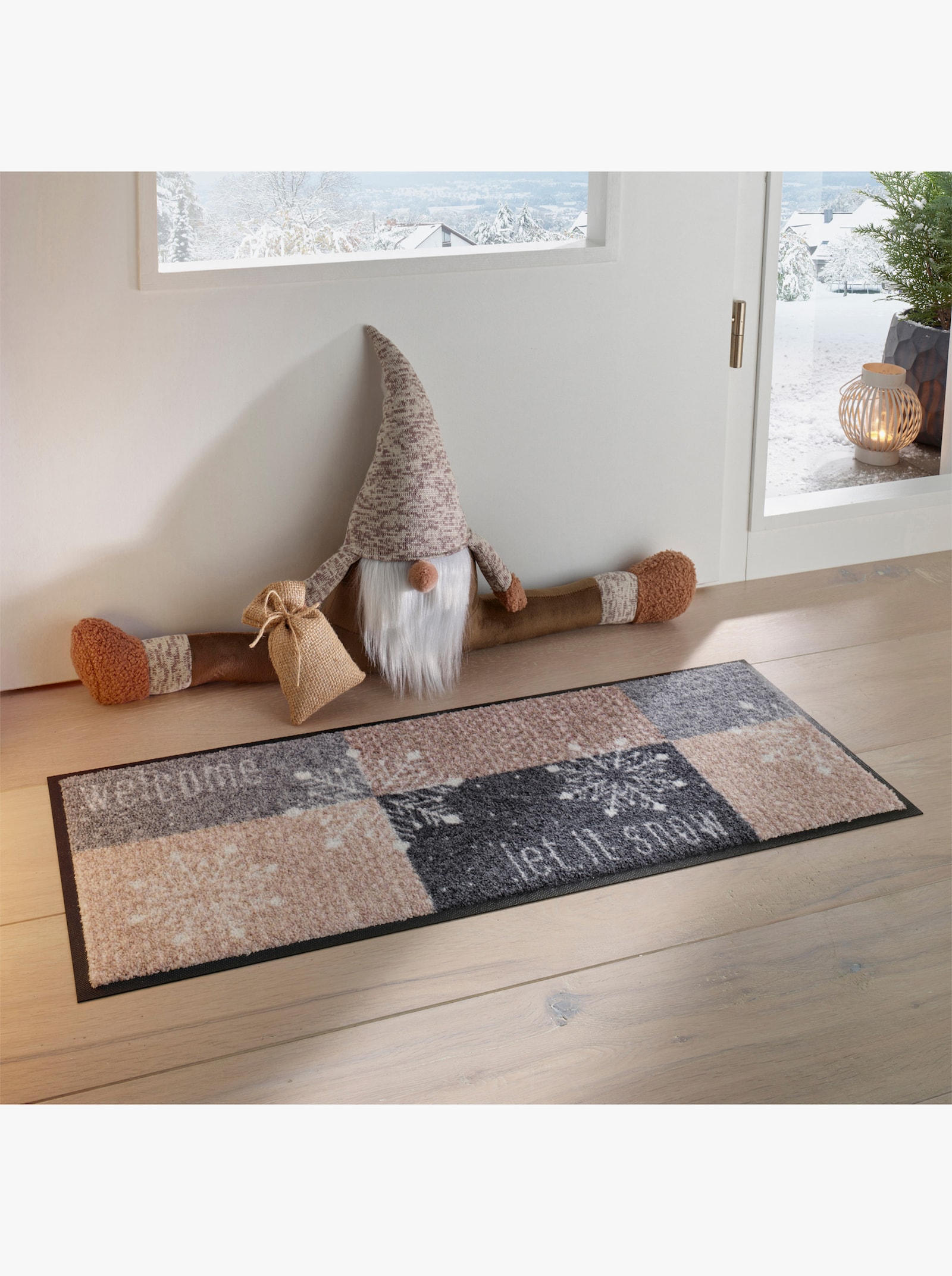 Salonloewe Fußmatte - grau-taupe