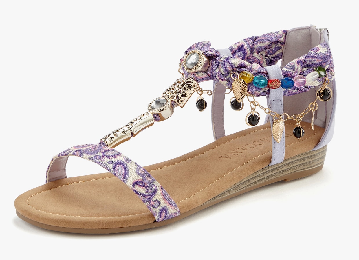 LASCANA Sandalen - paars