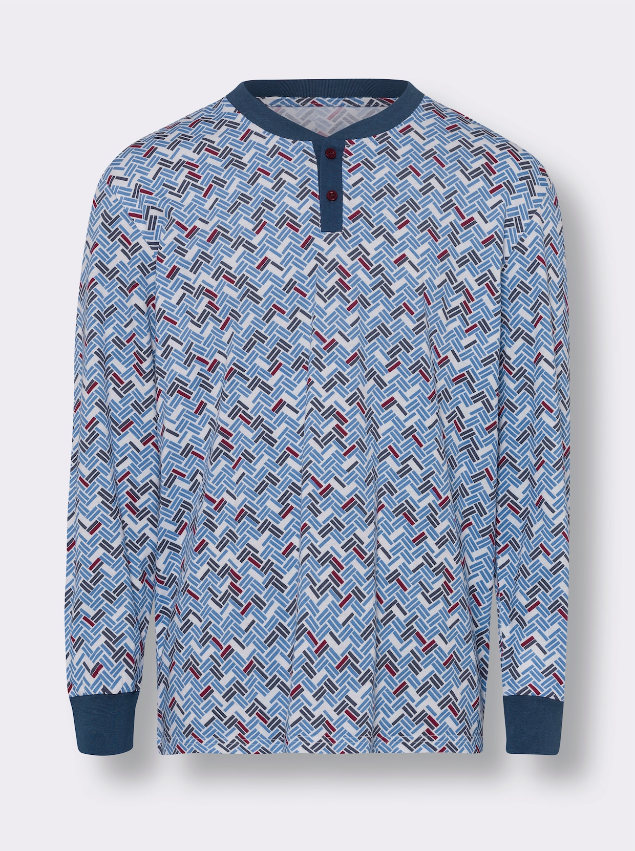 Pyžamo - střední modrá-kouřová modrá