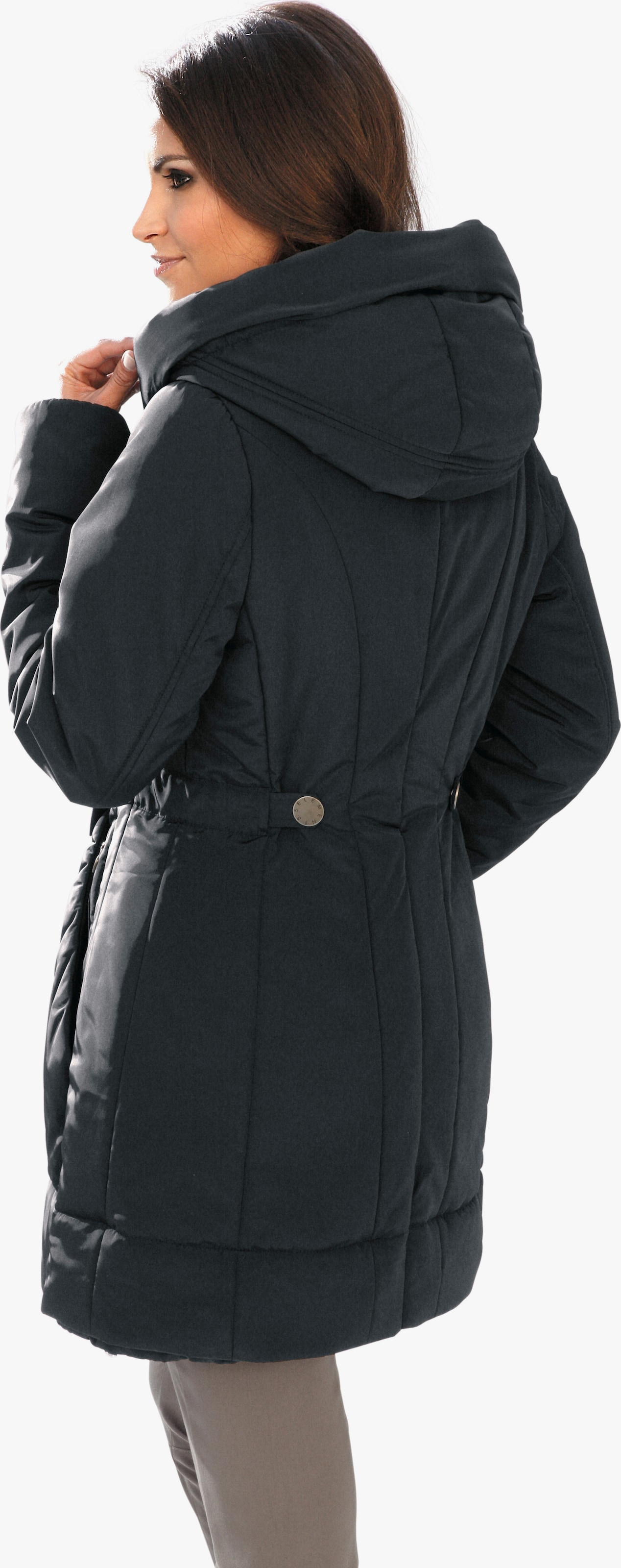 heine Parka mit leichter Wattierung - schwarz