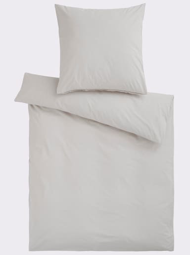 heine home Bedtextiel van perkal - lichtgrijs