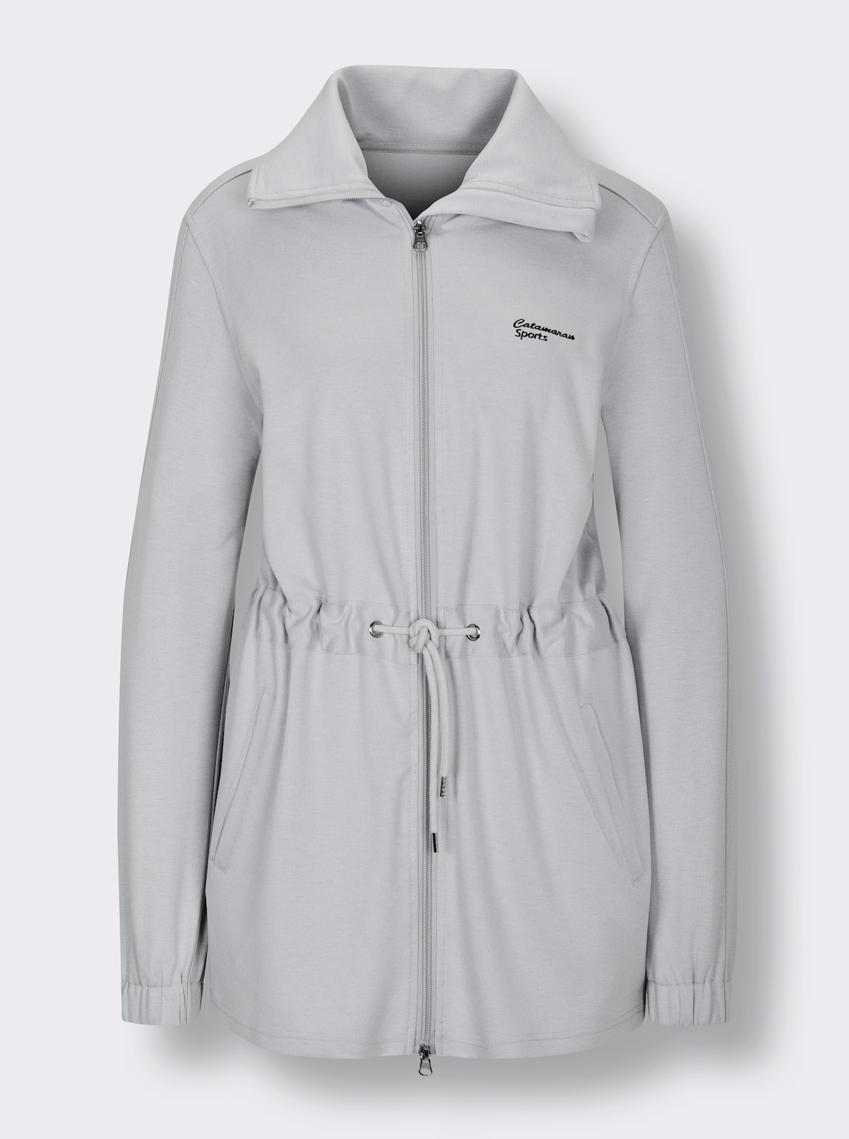 Catamaran Sweatjacke - grau-meliert