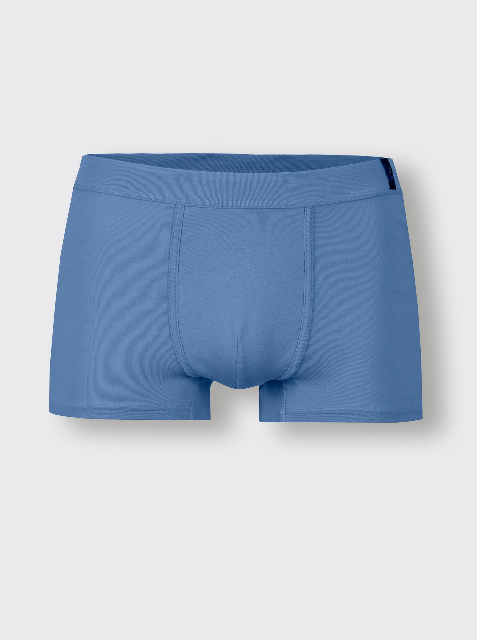 wäschepur men Hose kurz - mittelblau + mittelblau-bedruckt