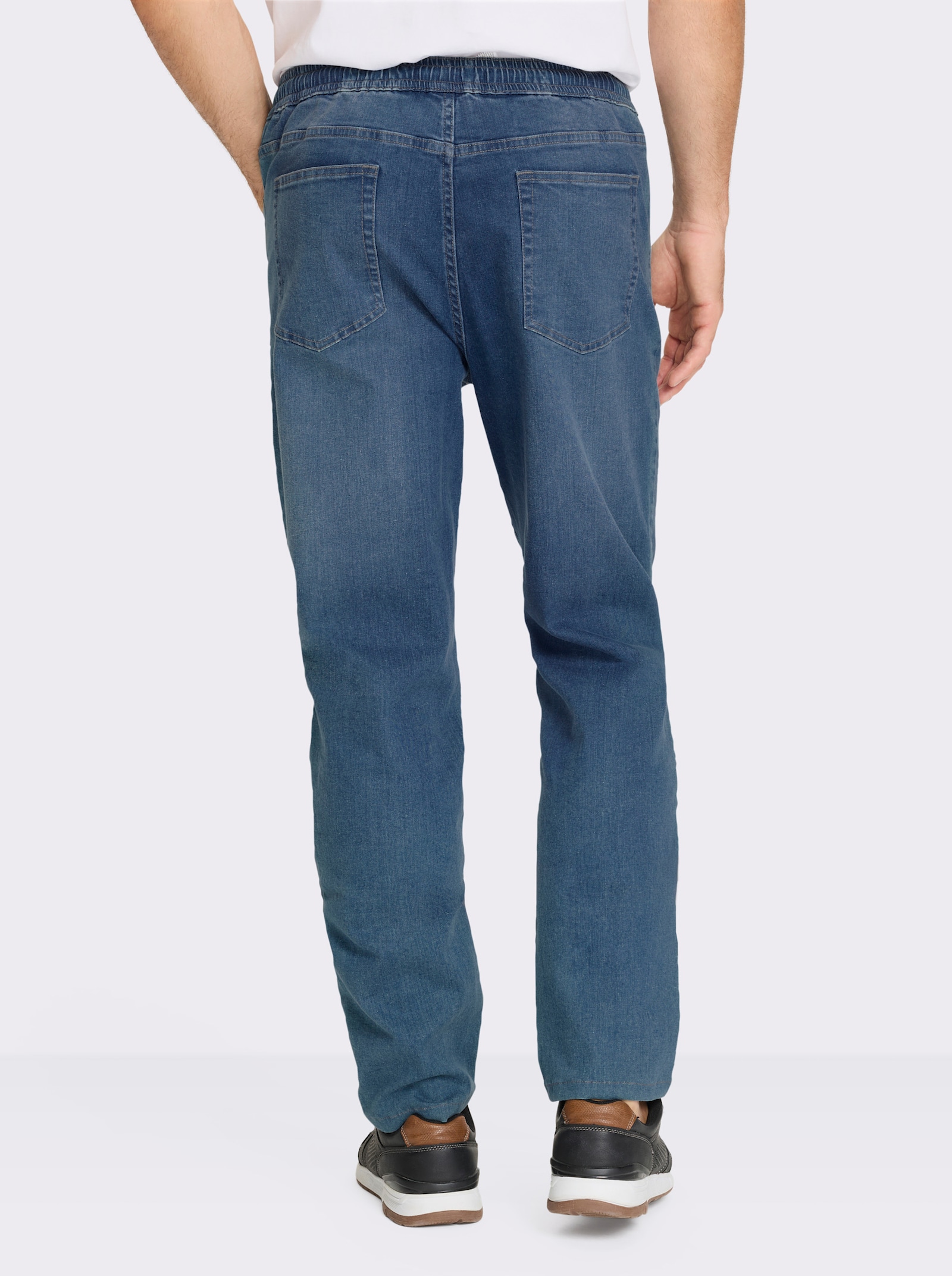 Catamaran Schlupfjeans mit Kordelzug - blue-bleached