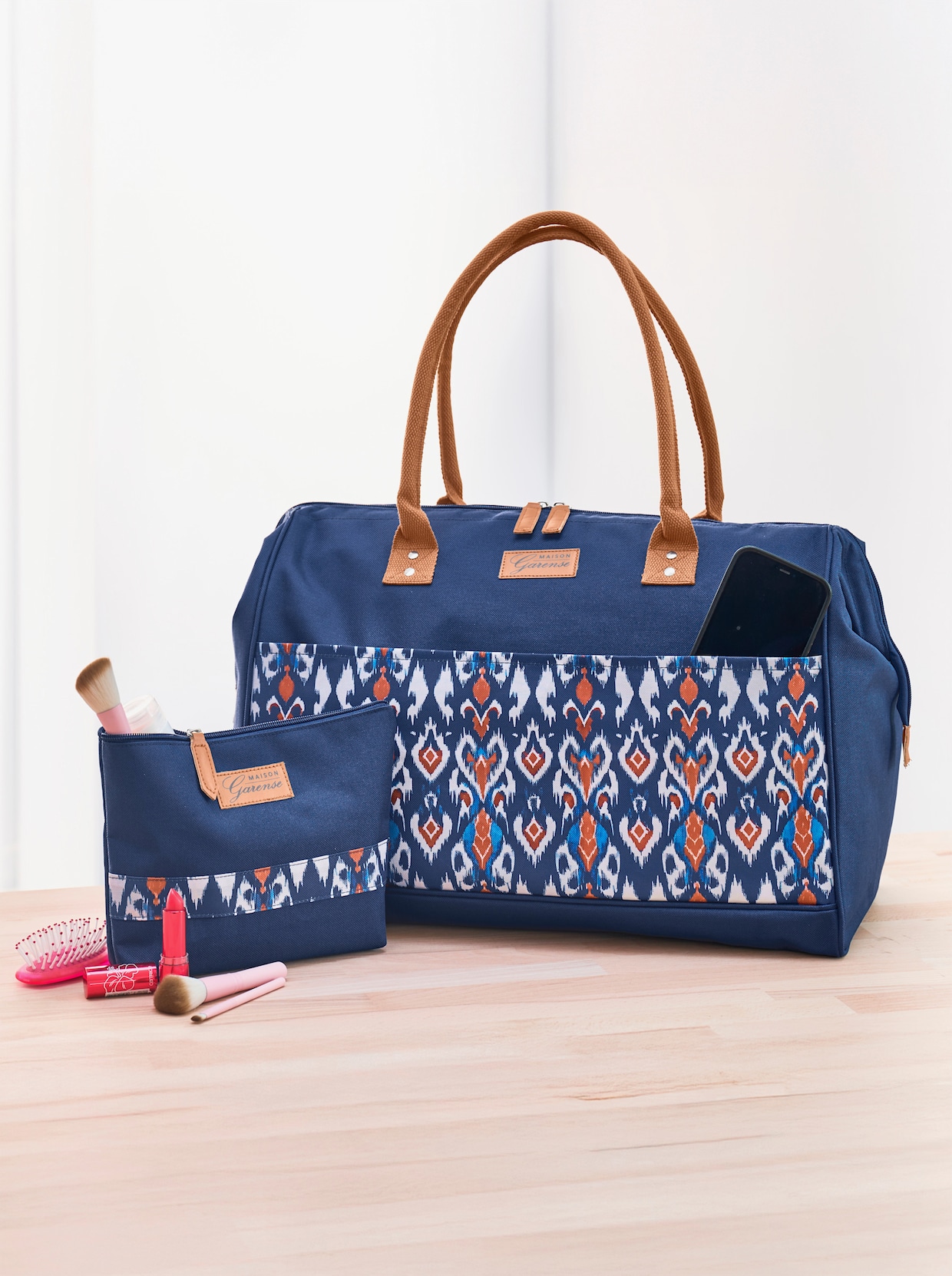 2tlg. Weekender Set - bleu