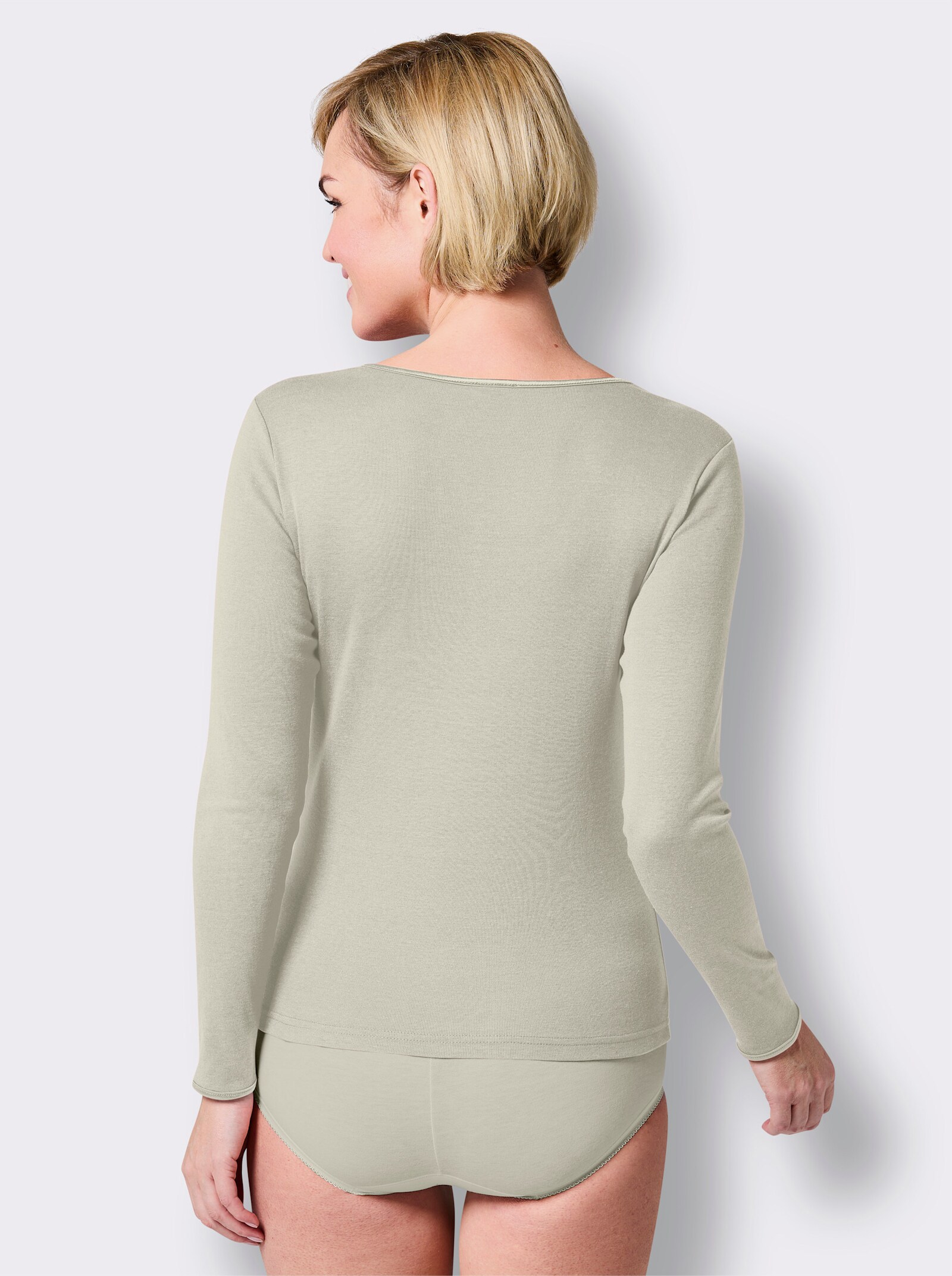 wäschepur Blazershirt - champagner