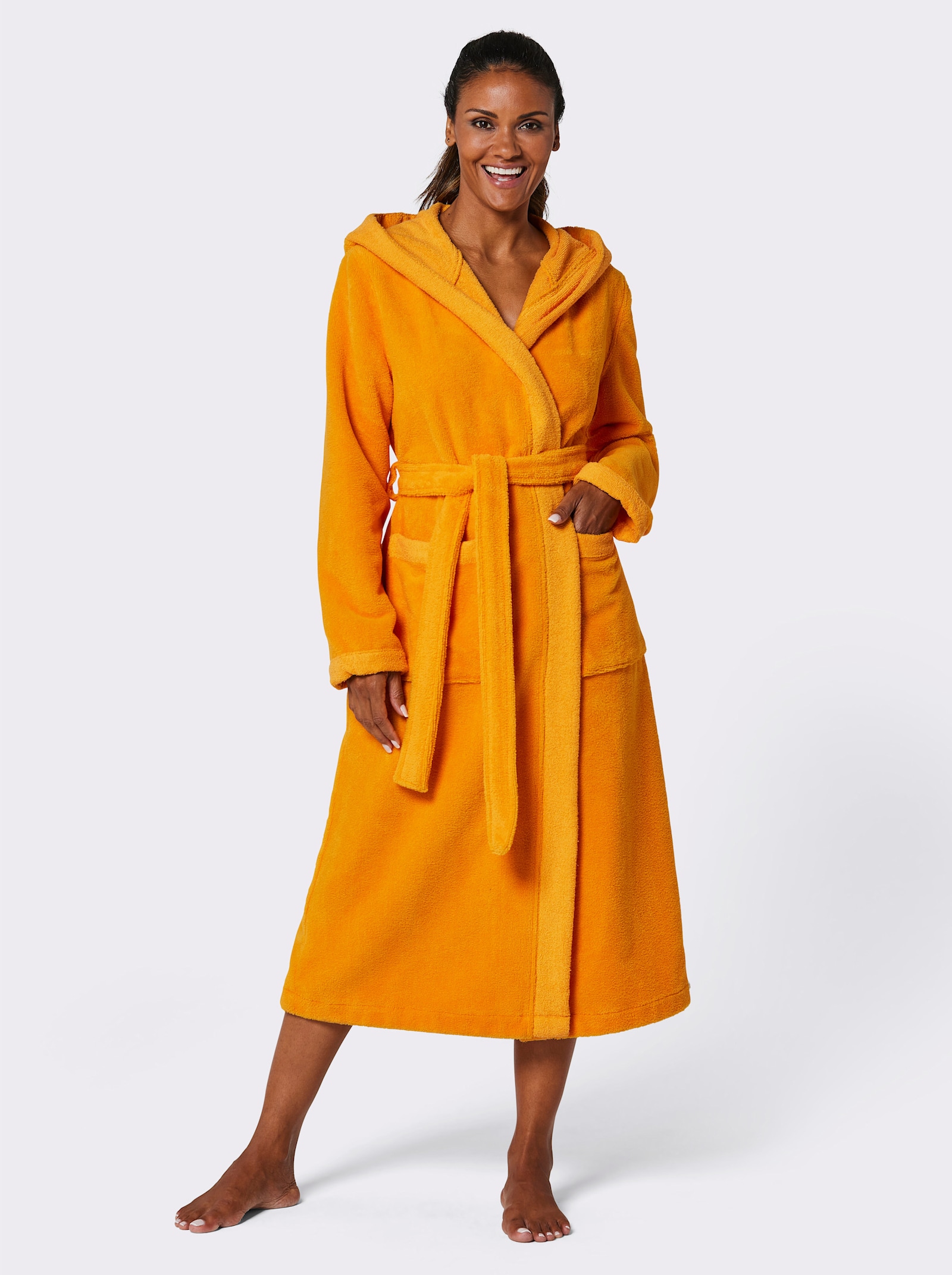 Plantier Bademantel - orange