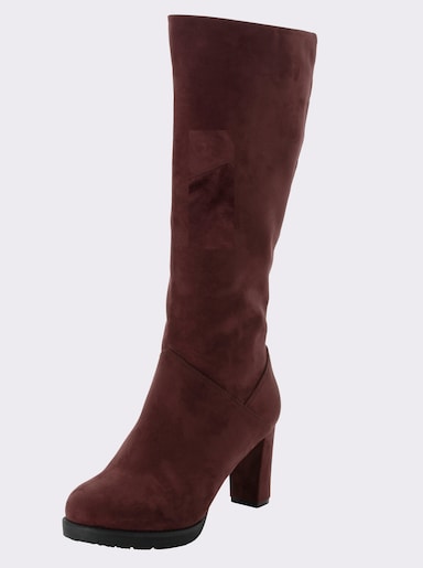 sheego Weitschaftstiefel - burgund