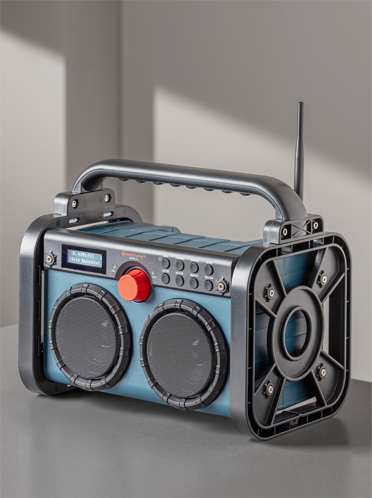 soundmaster Radio - zwart/blauw