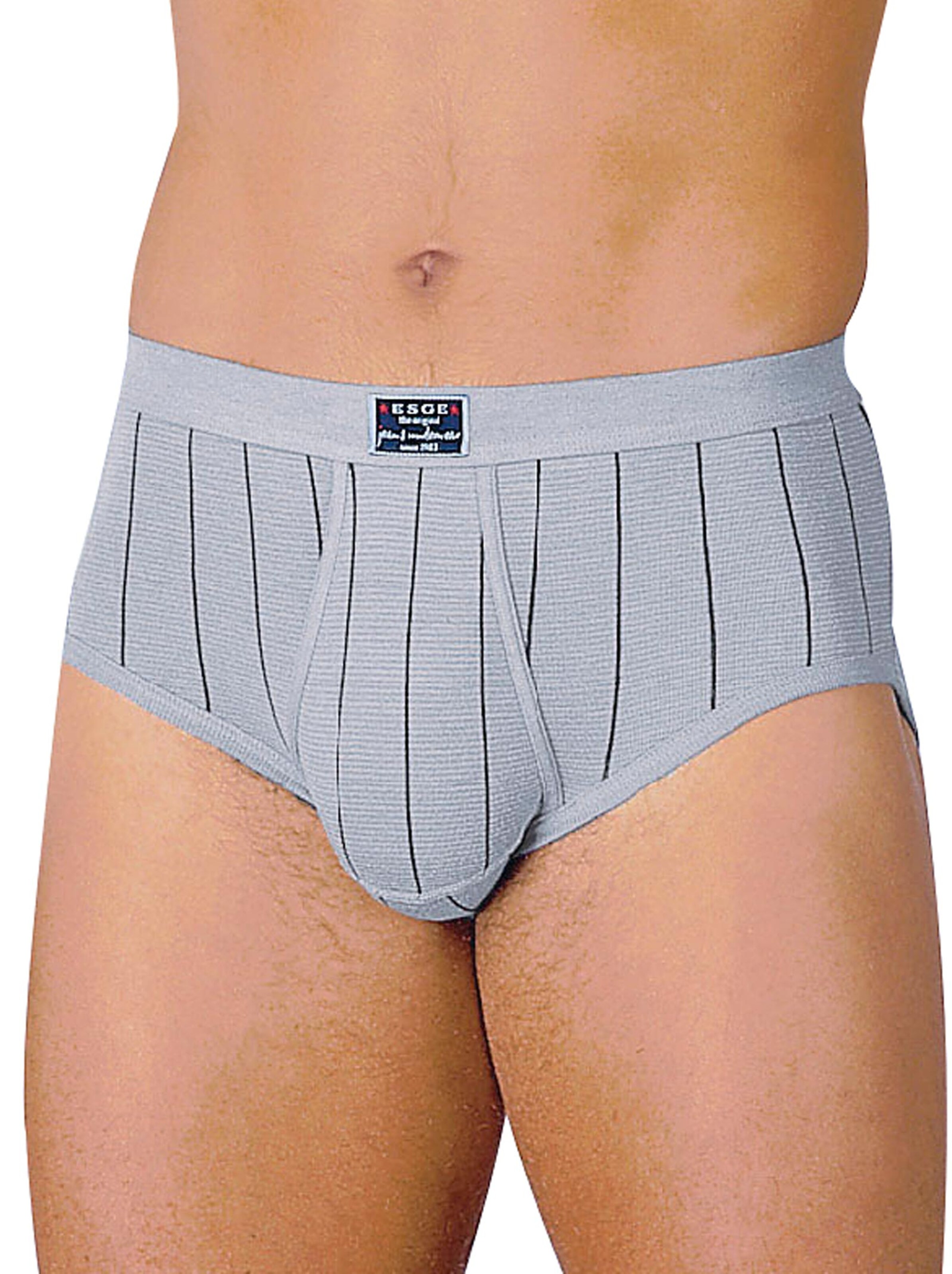 Slip - hellgrau-gestreift