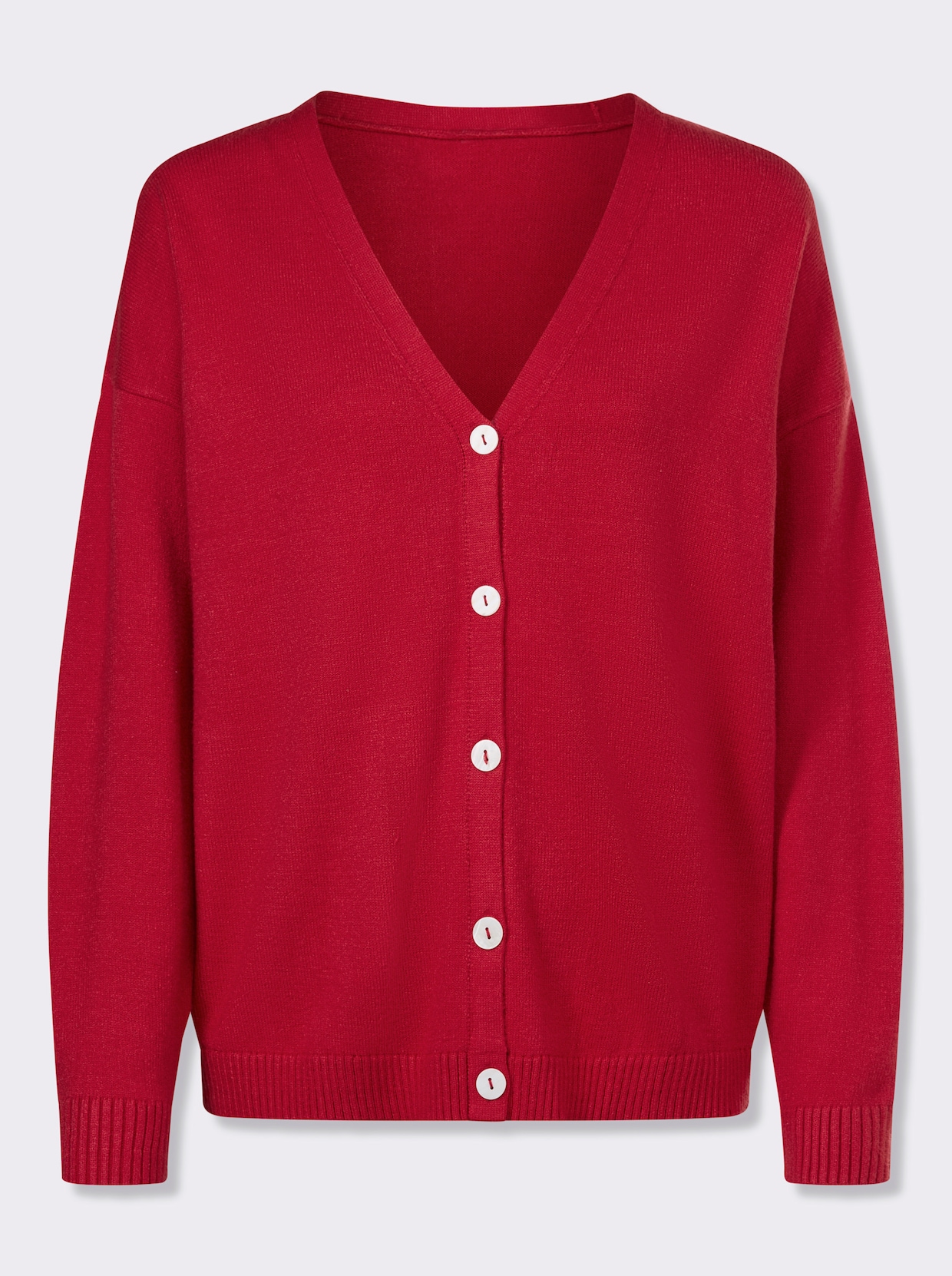 heine Strickjacke - erdbeere