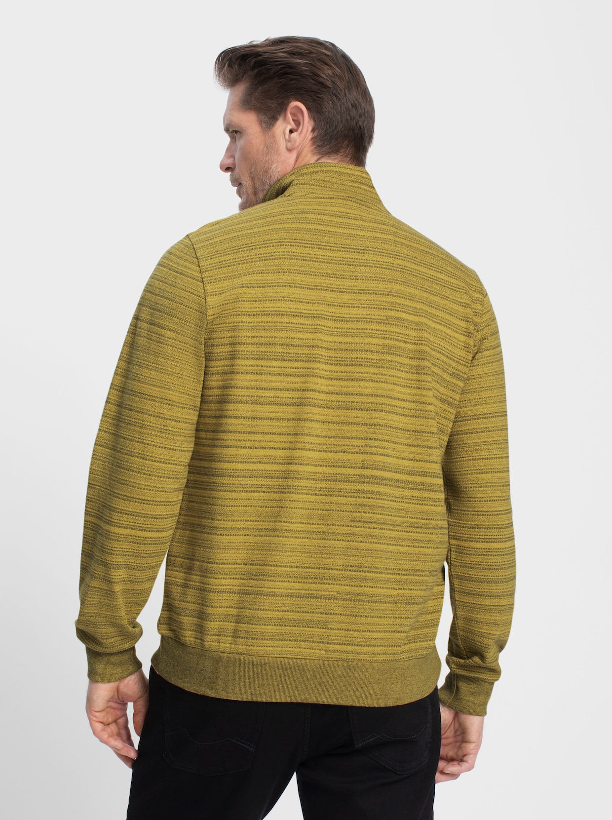 Marco Donati Sweatshirt - geel gemêleerd