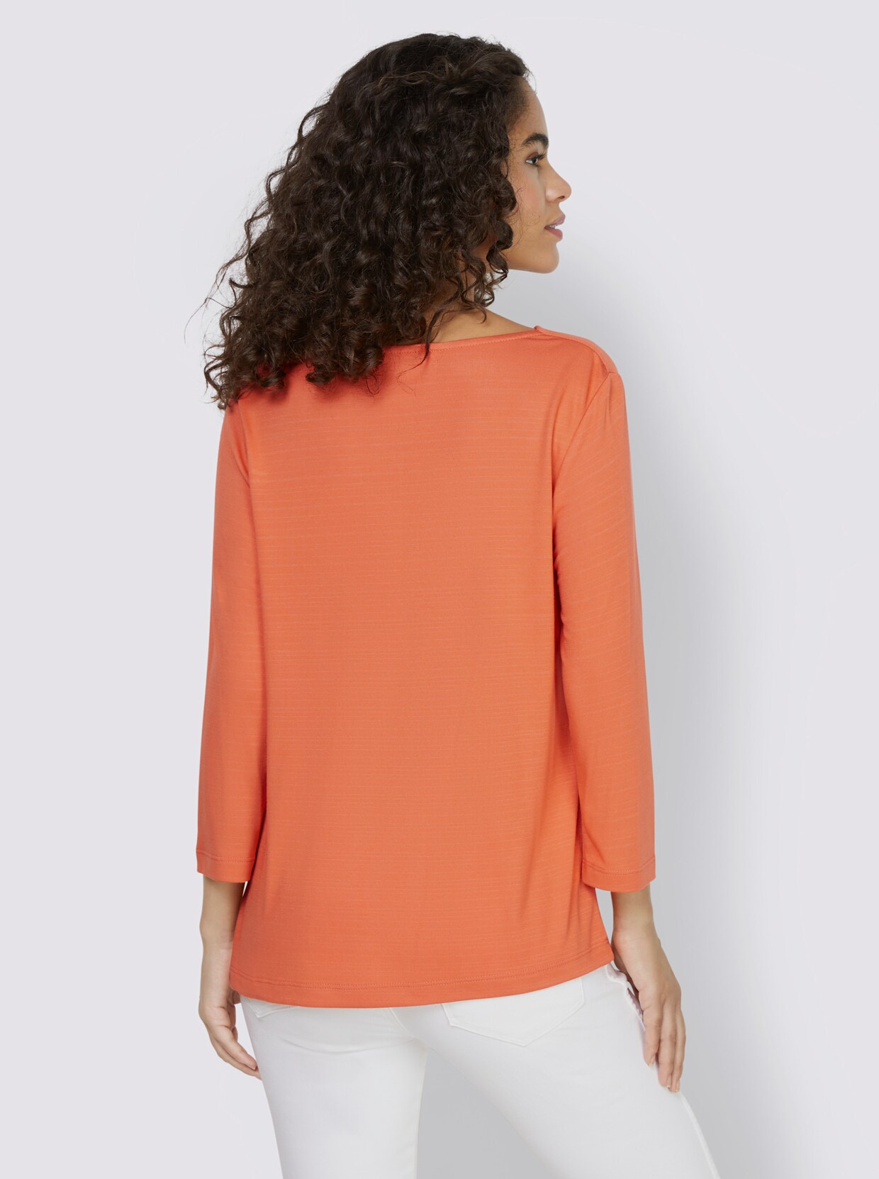 heine Wasserfallshirt - mandarine