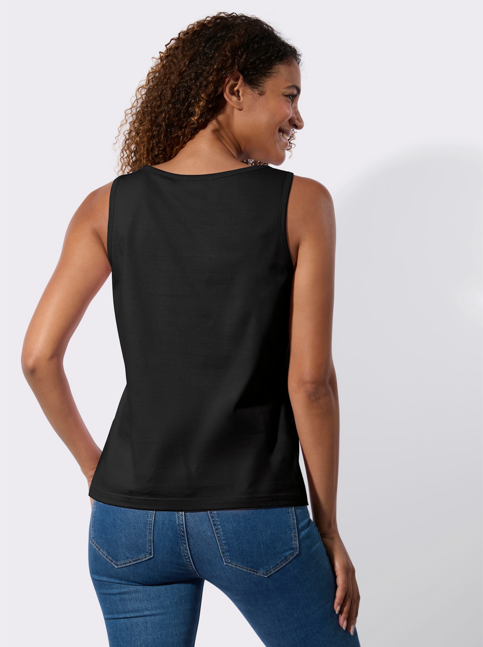 Linnen i 2-pack - svart + gräddvit