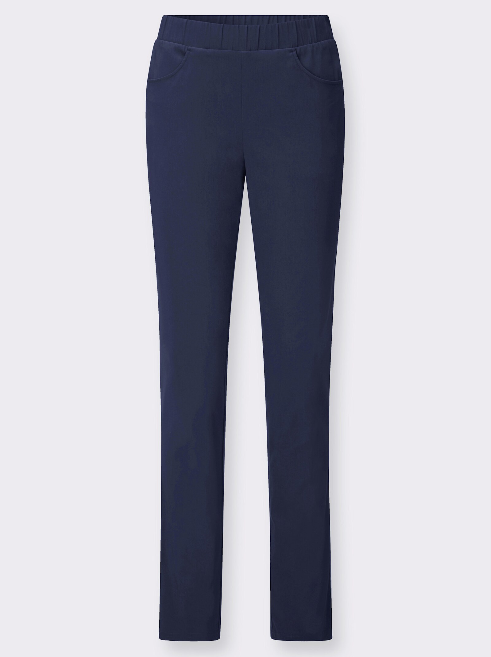 Bengalinhose mit seitlicher Kontrastpaspel - marine-sand