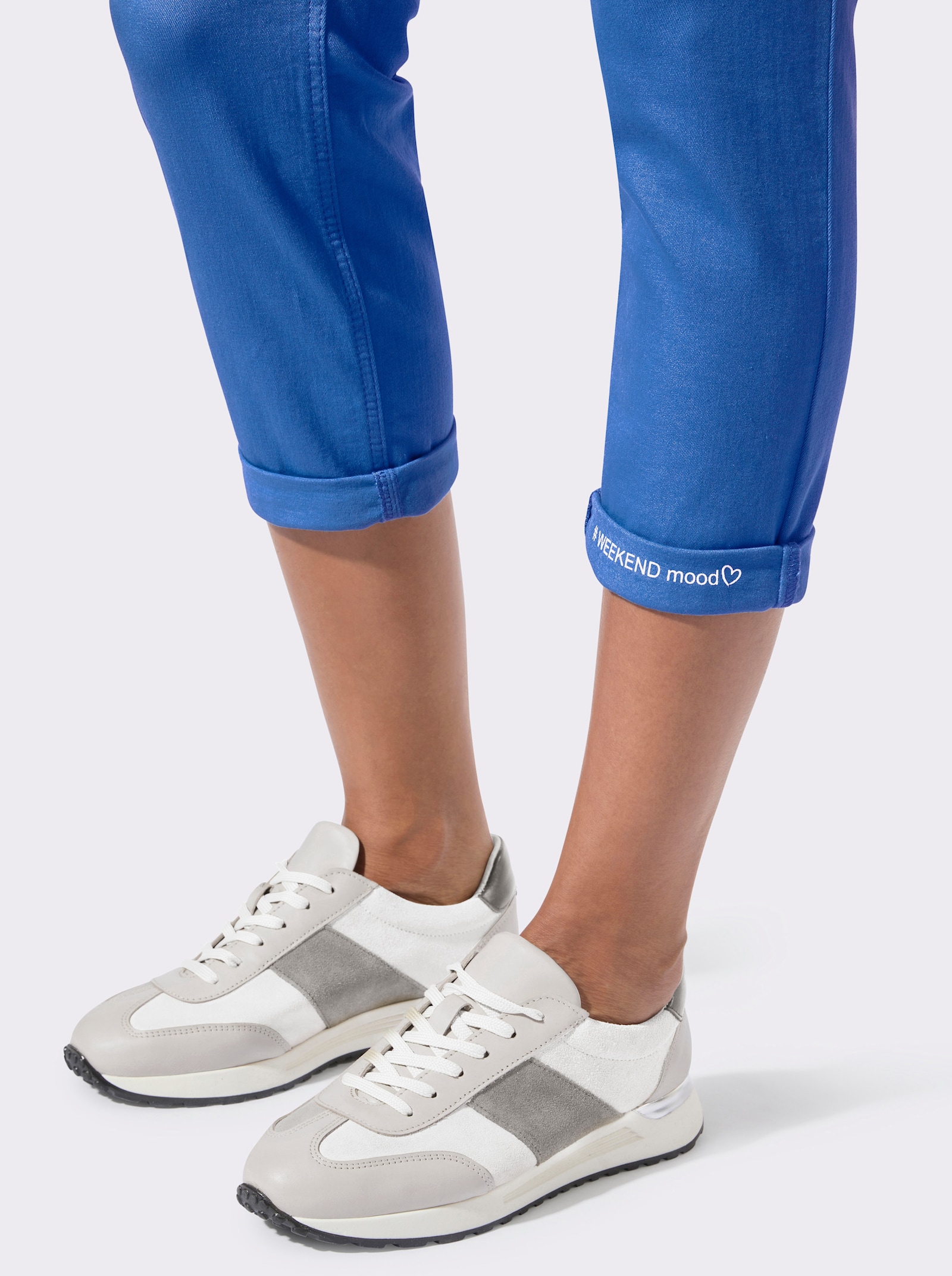 Ascari 5-Pocket-Jeans mit Push-up-Effekt - royalblau