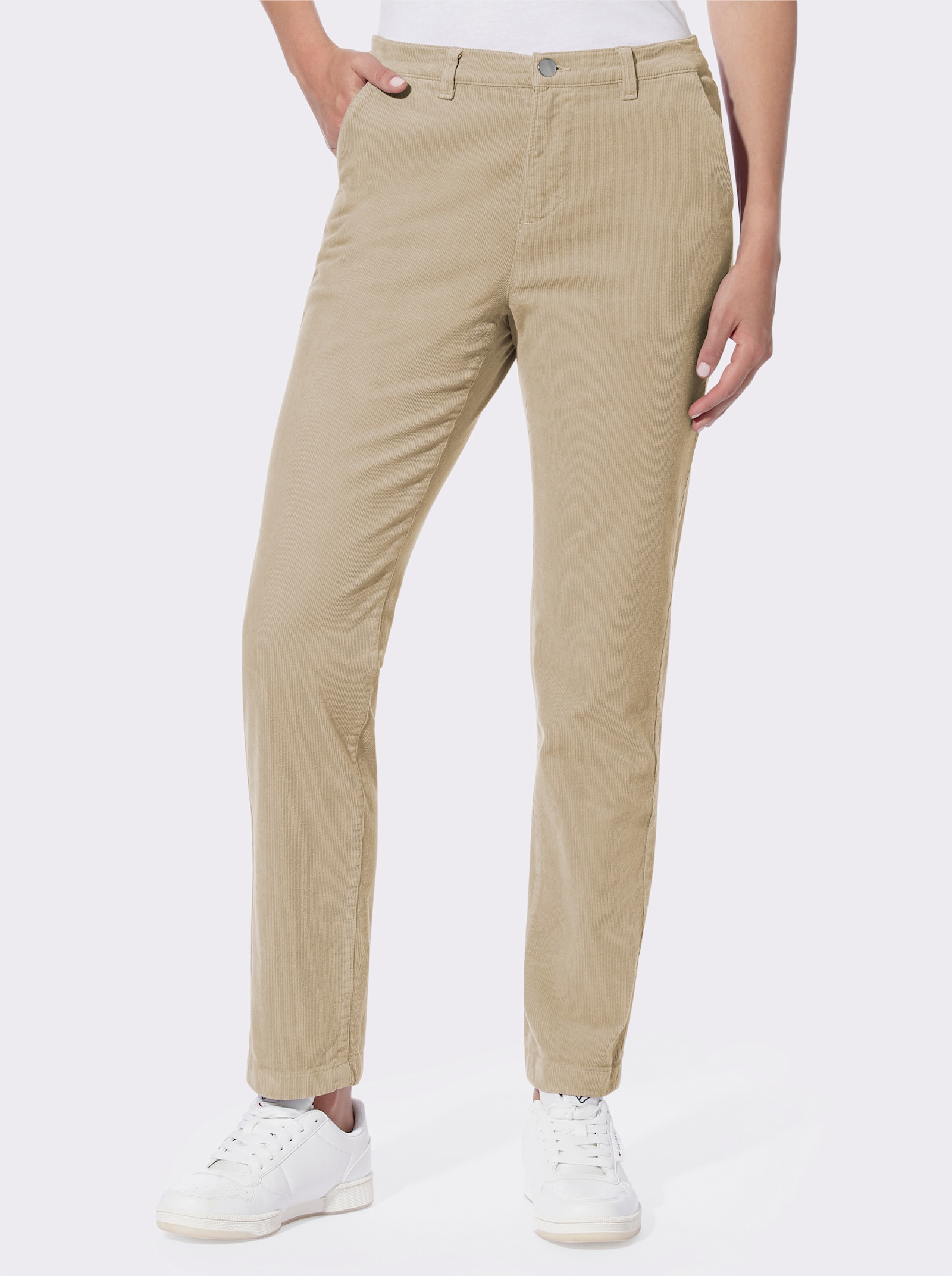 heine Pantalon chino avec élastique au dos - sable