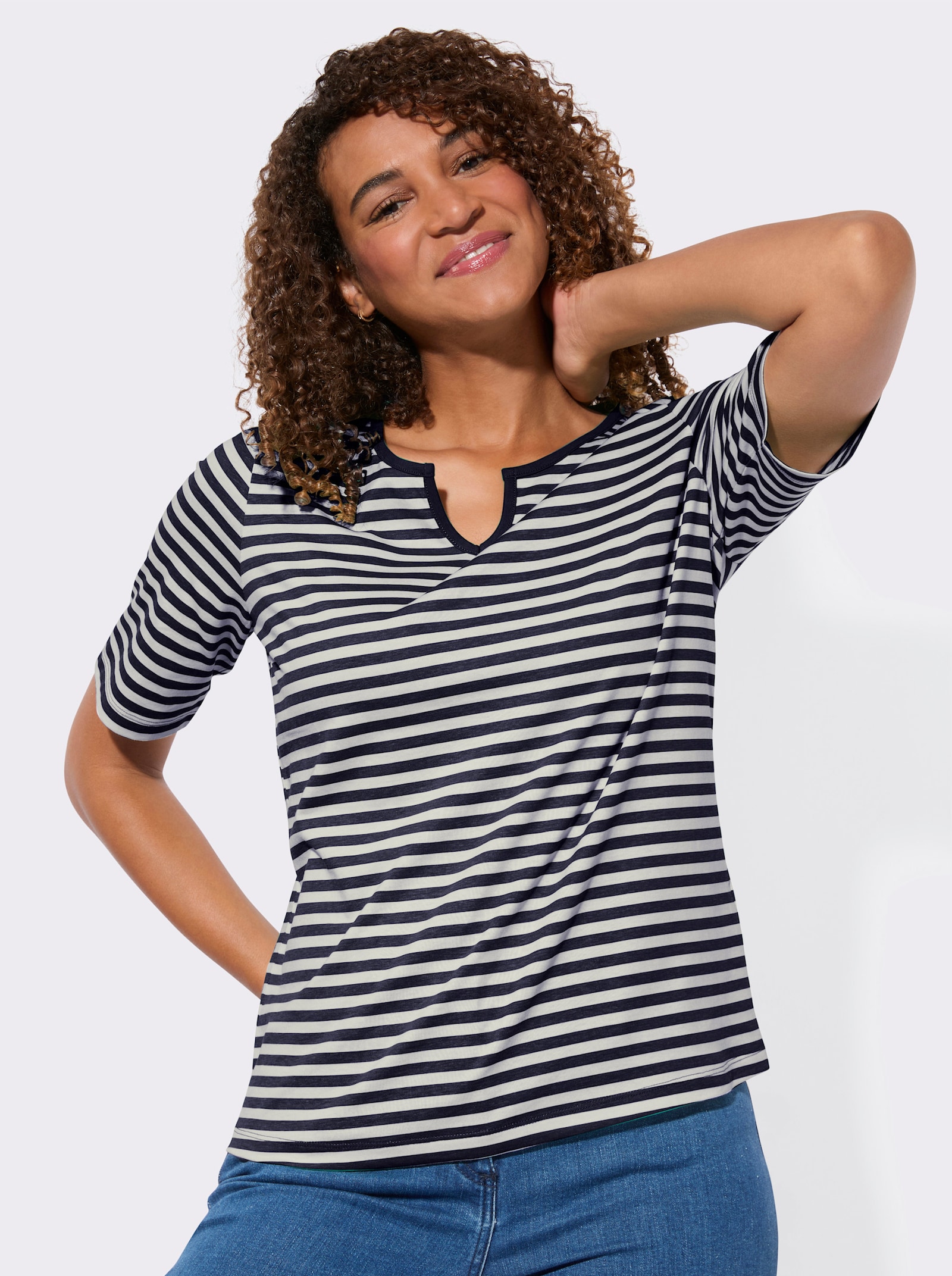 Shirt-Set mit kurzen Ärmeln - marine
