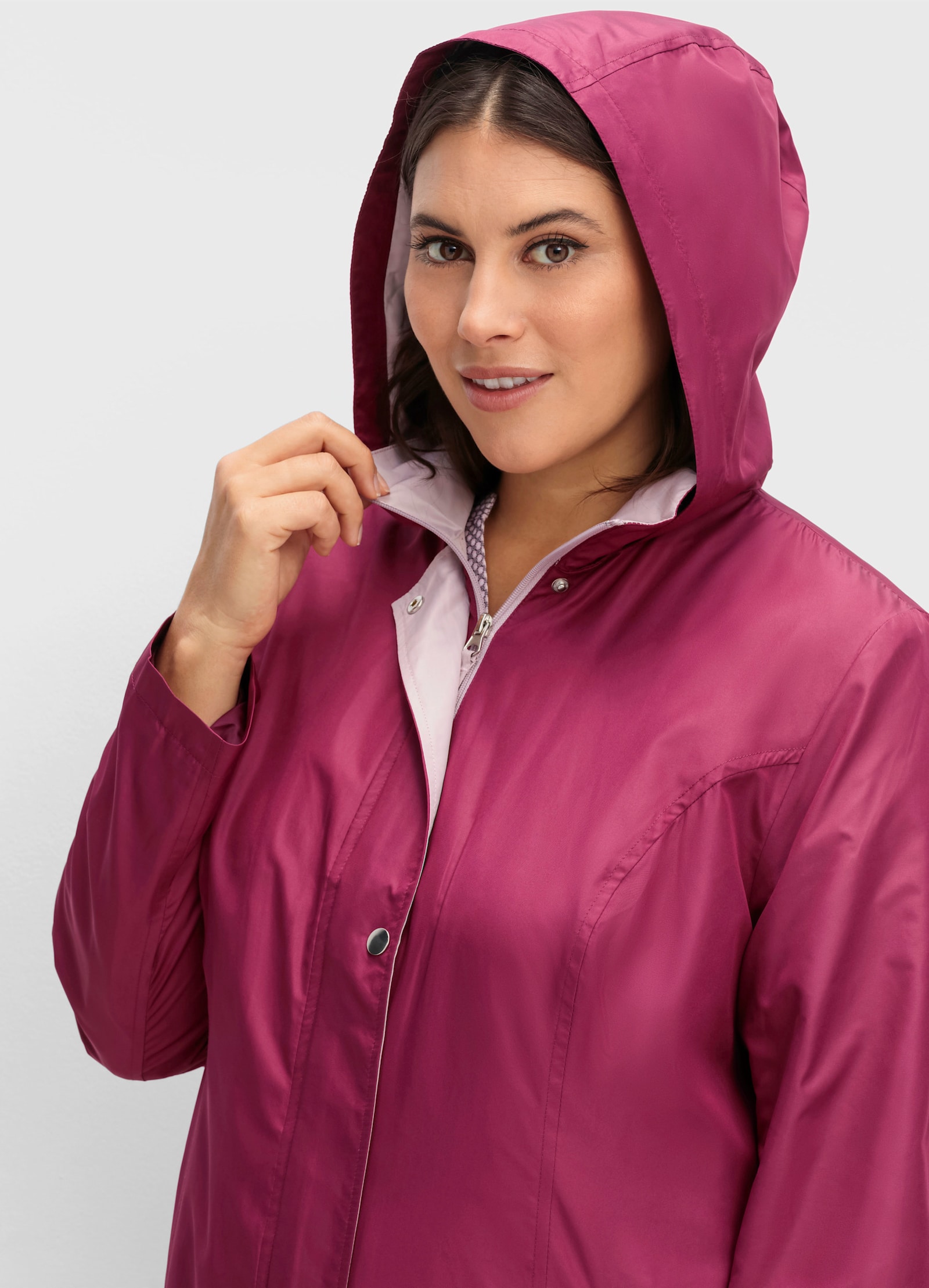 Funktionsjacke mit Innentasche - fuchsia-rosé